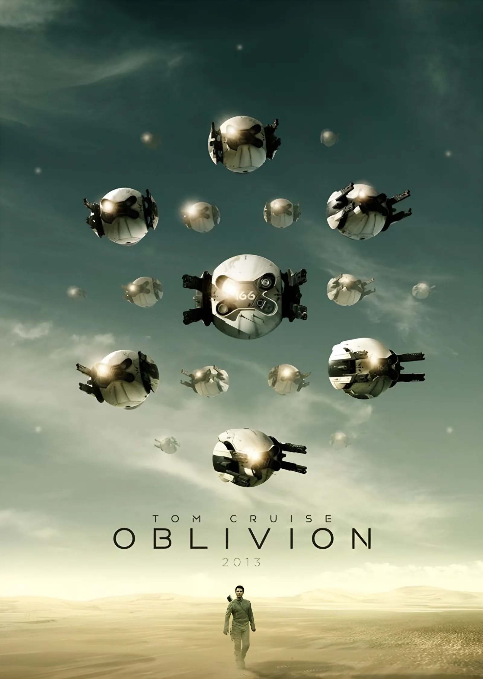 Oblivion: Drone Sürüsü metal tablo