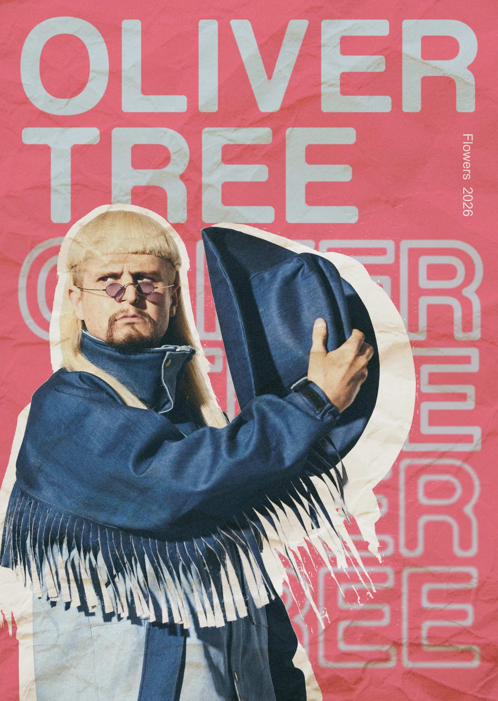 Oliver Tree - Kot Ceketli Afiş metal tablo
