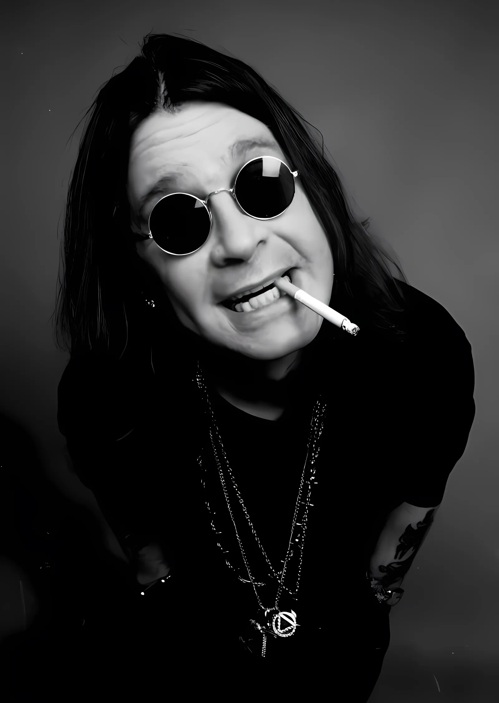 Ozzy Osbourne: Sigara Molası metal tablo
