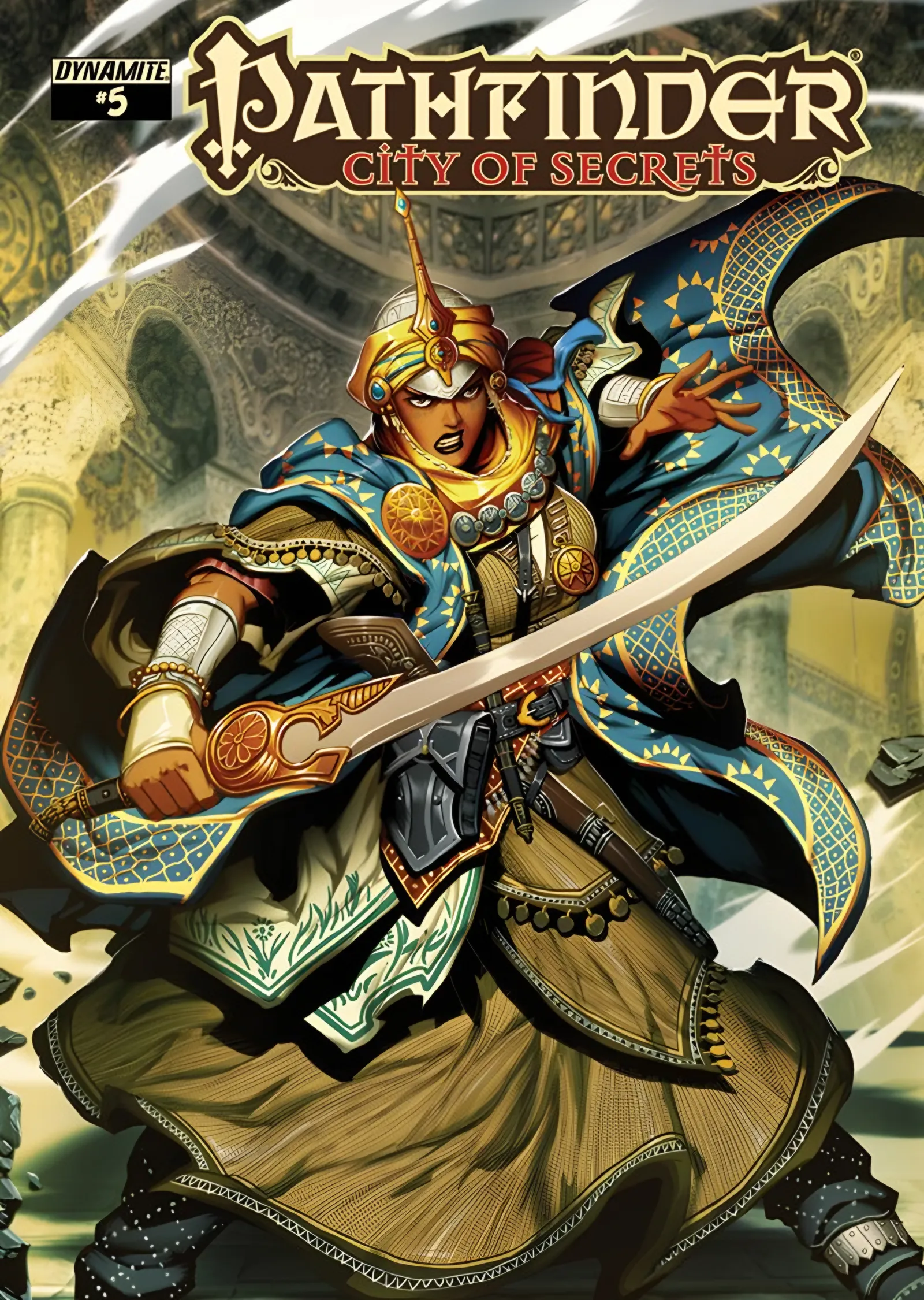 Pathfinder: City of Secrets - Kılıçlı Kahraman metal tablo