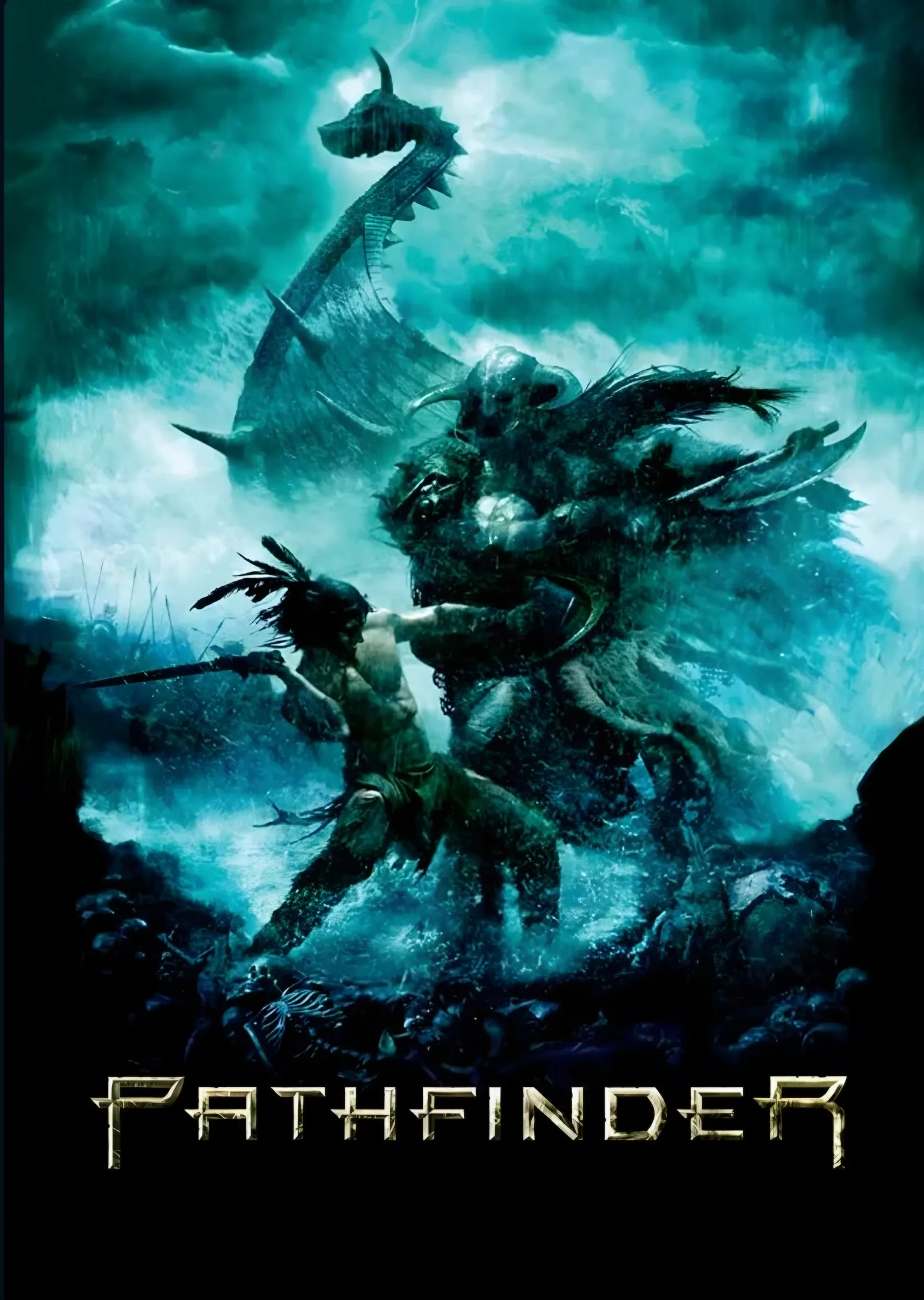 Pathfinder - Turkuaz Ejderha metal tablo