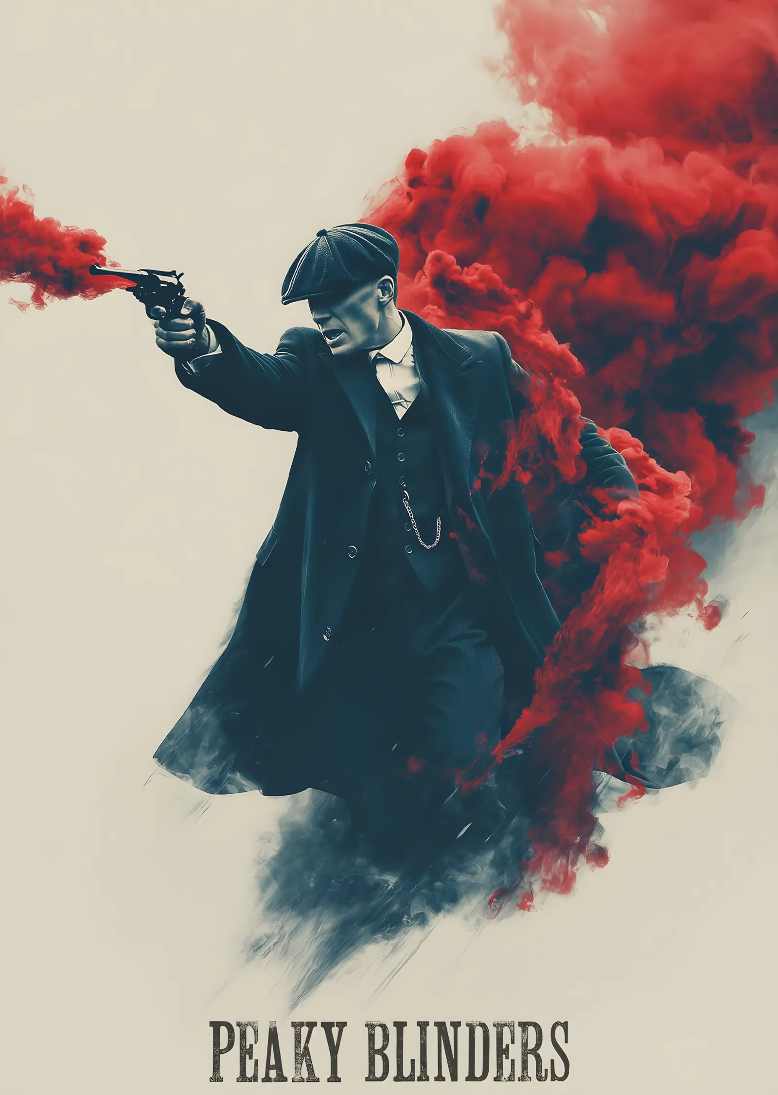 Peaky Blinders: Kırmızı Duman metal tablo