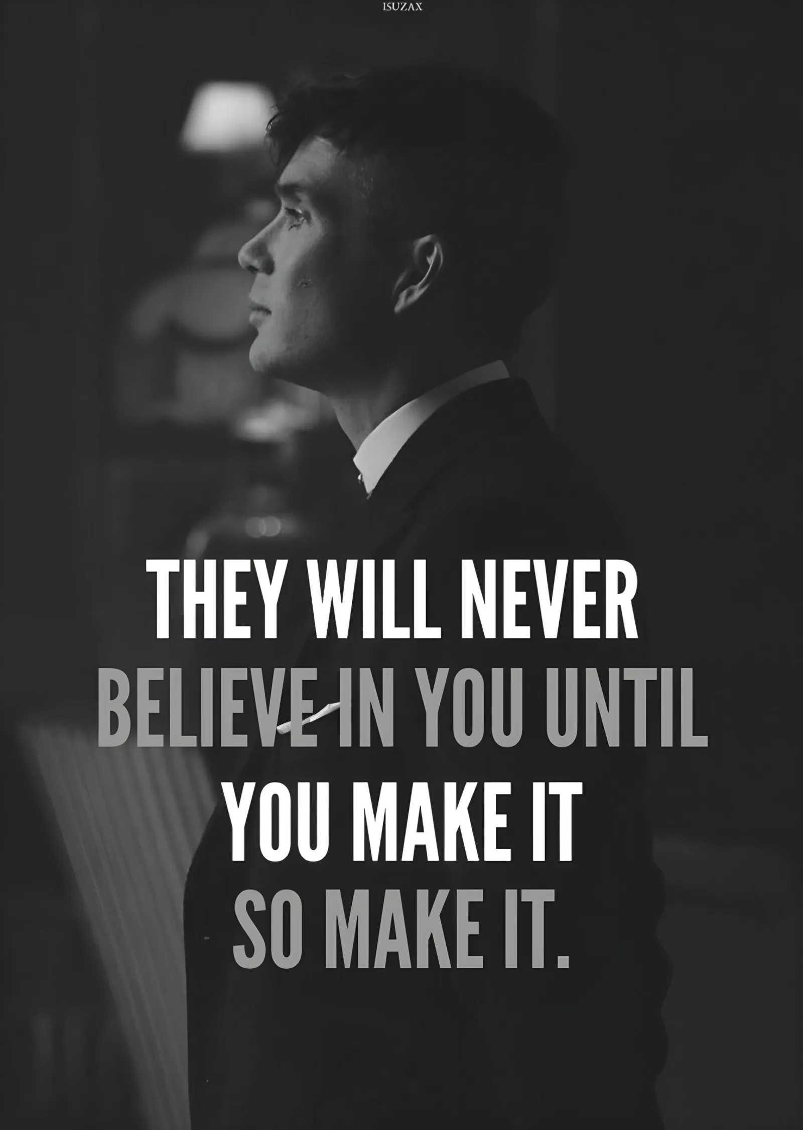 Peaky Blinders - So Make It metal tablo