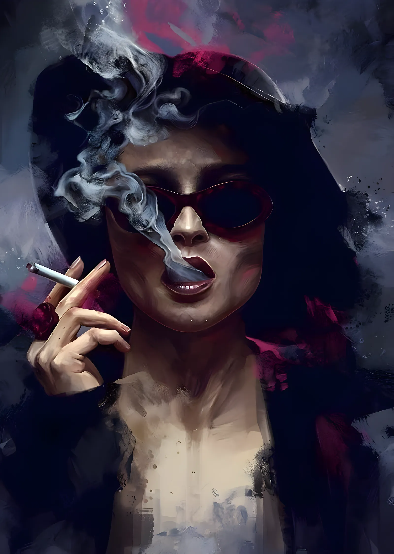 Helen Bonham Carter: Marla Portresi metal tablo