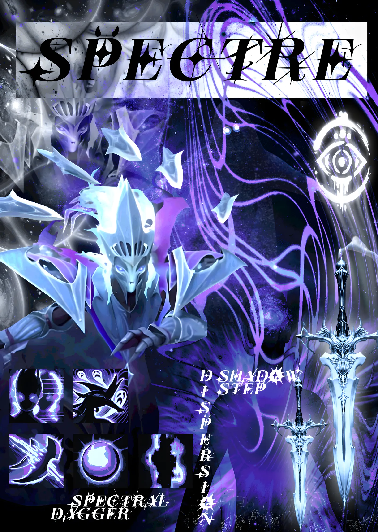 Dota 2: Spectre metal tablo