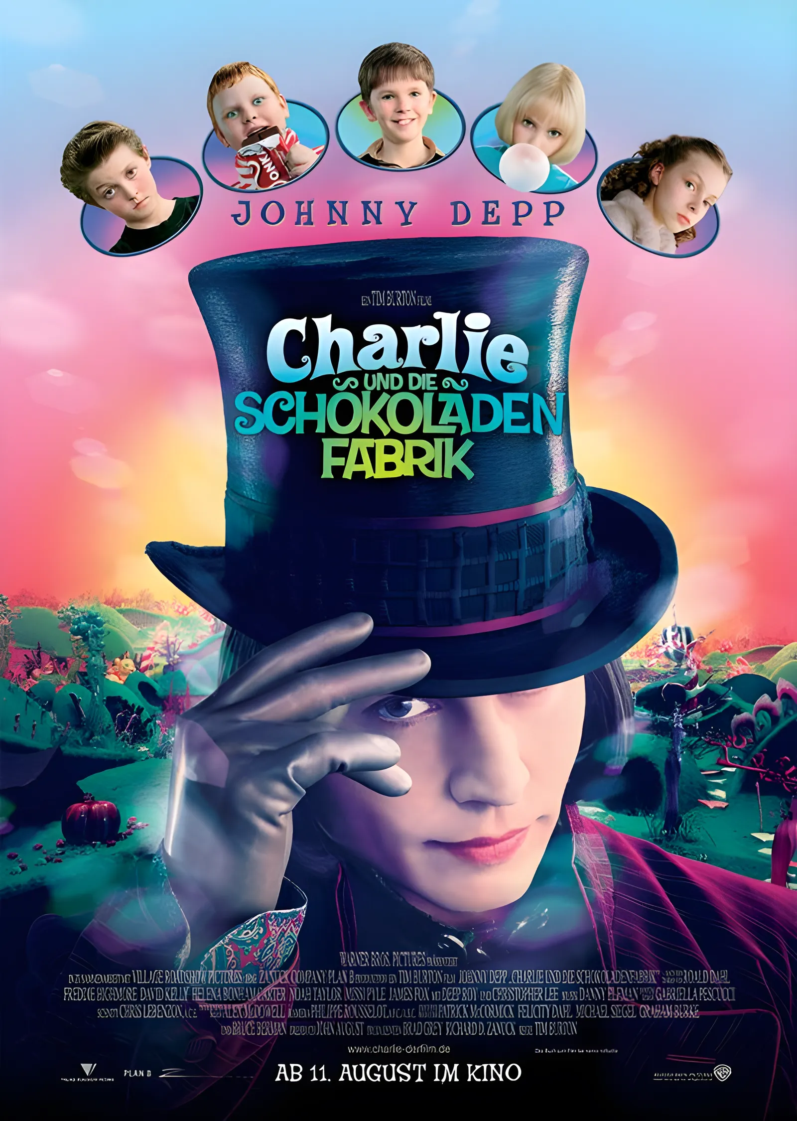 Charlie and the Chocolate Factory metal tablo