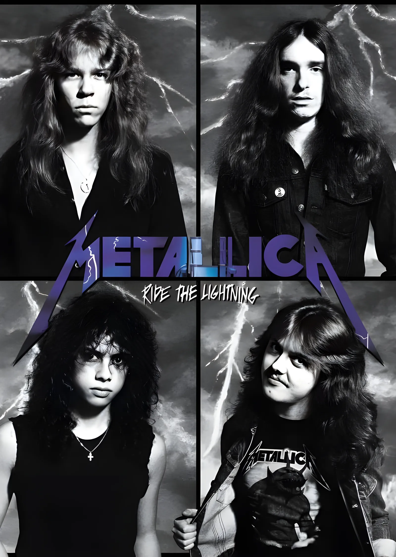 Metallica: Ride the Lightning metal tablo