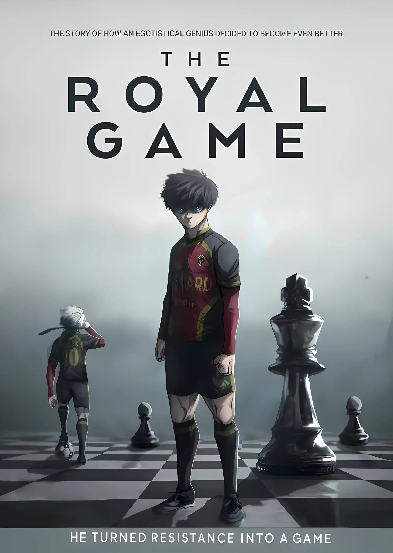 The Royal Game: Satranç ve Futbolun Dansı metal tablo