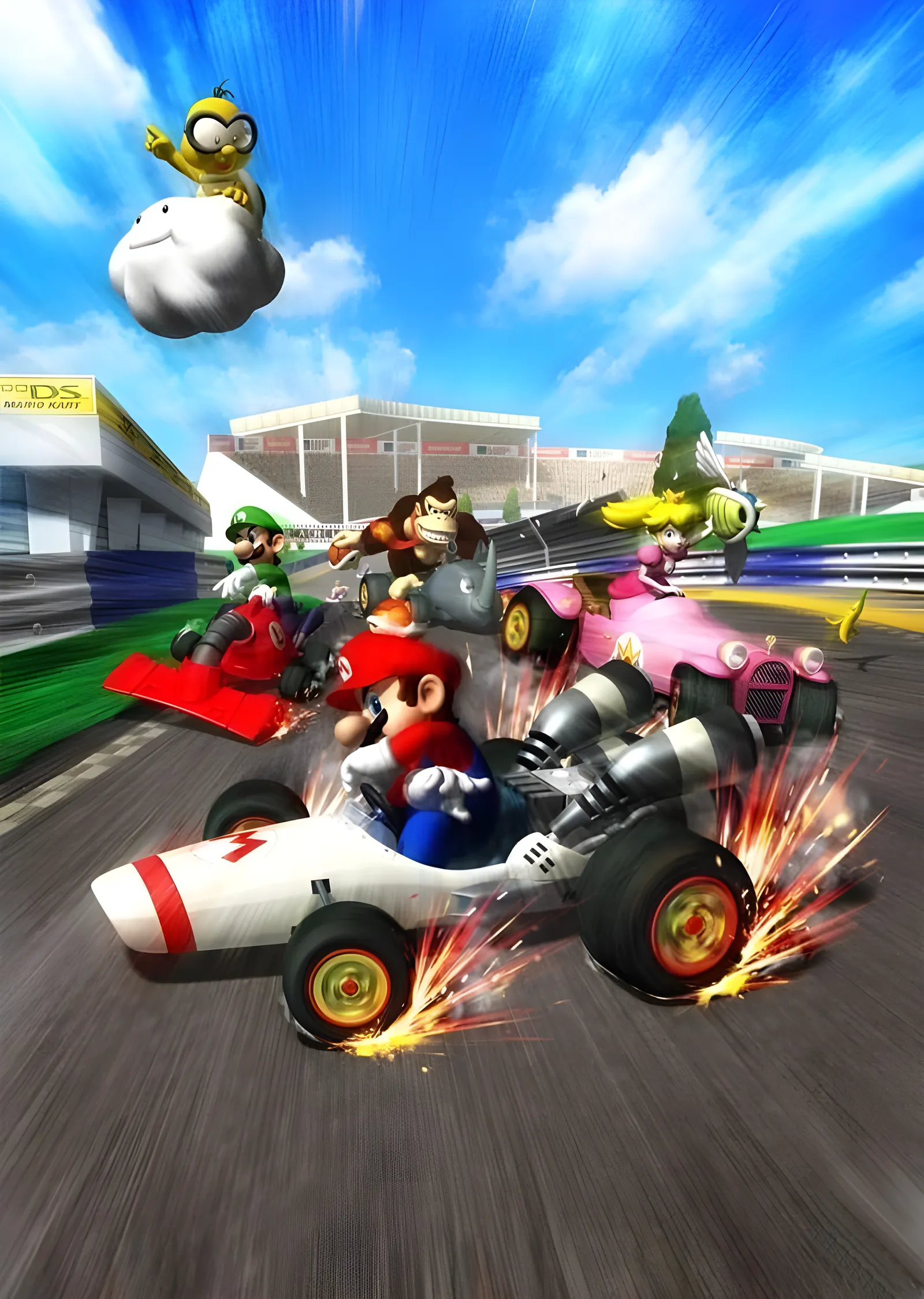 Mario Kart: Yarış Ateşi metal tablo
