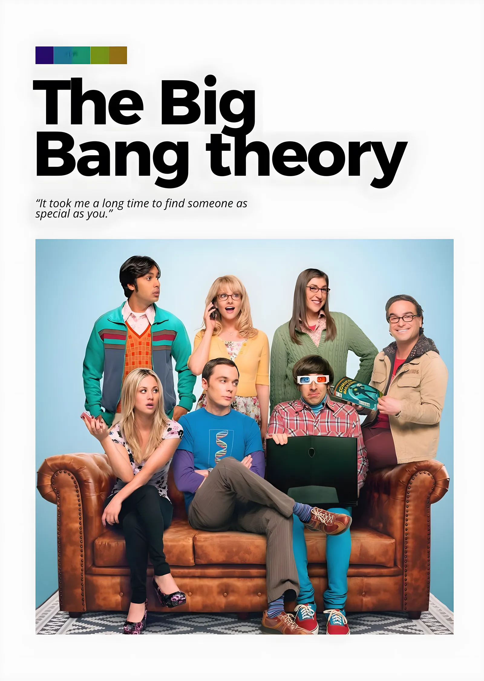 The Big Bang Theory metal tablo