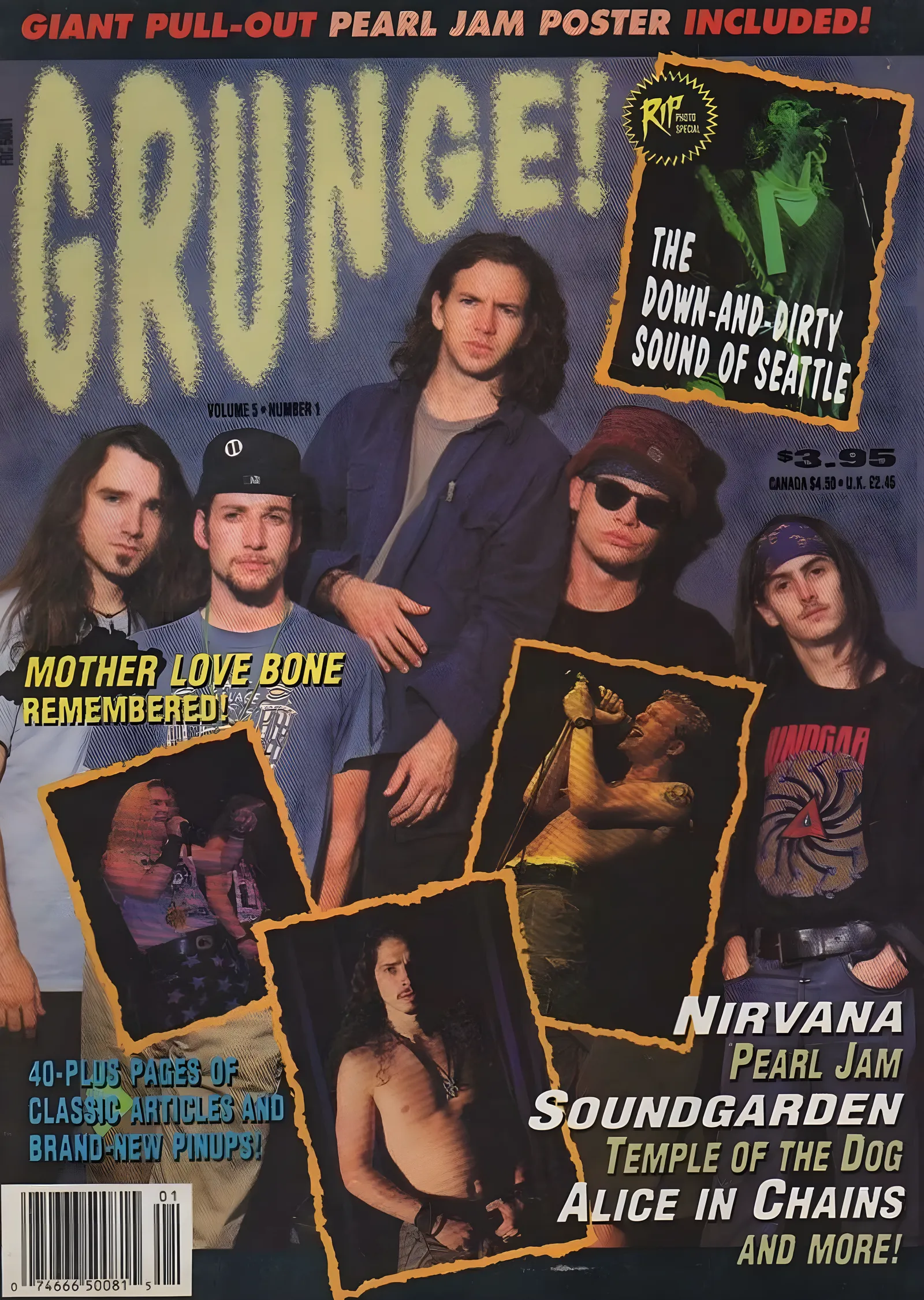 Grunge! Seattle Sayısı metal tablo