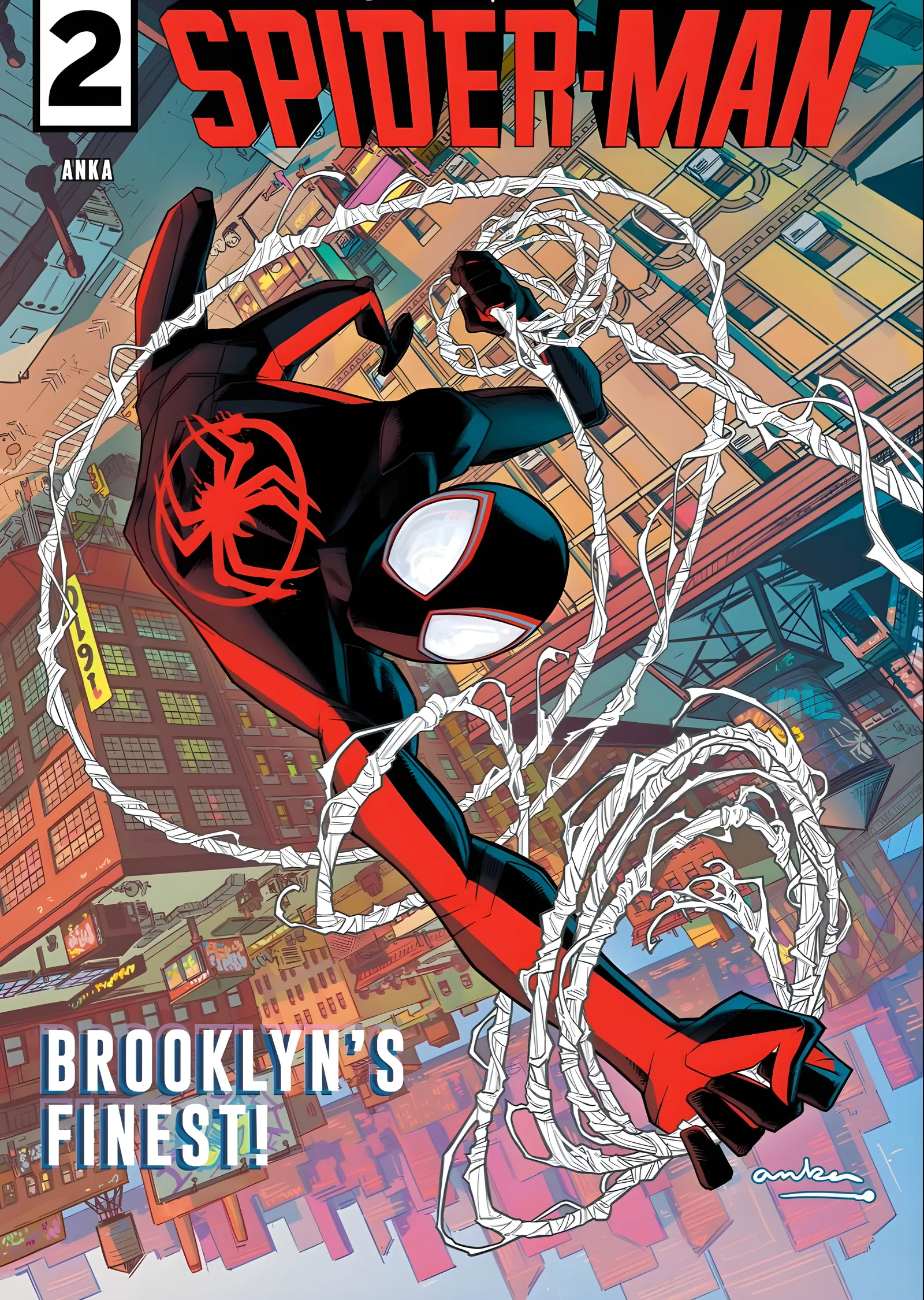 Miles Morales · Brooklyn's Finest metal tablo
