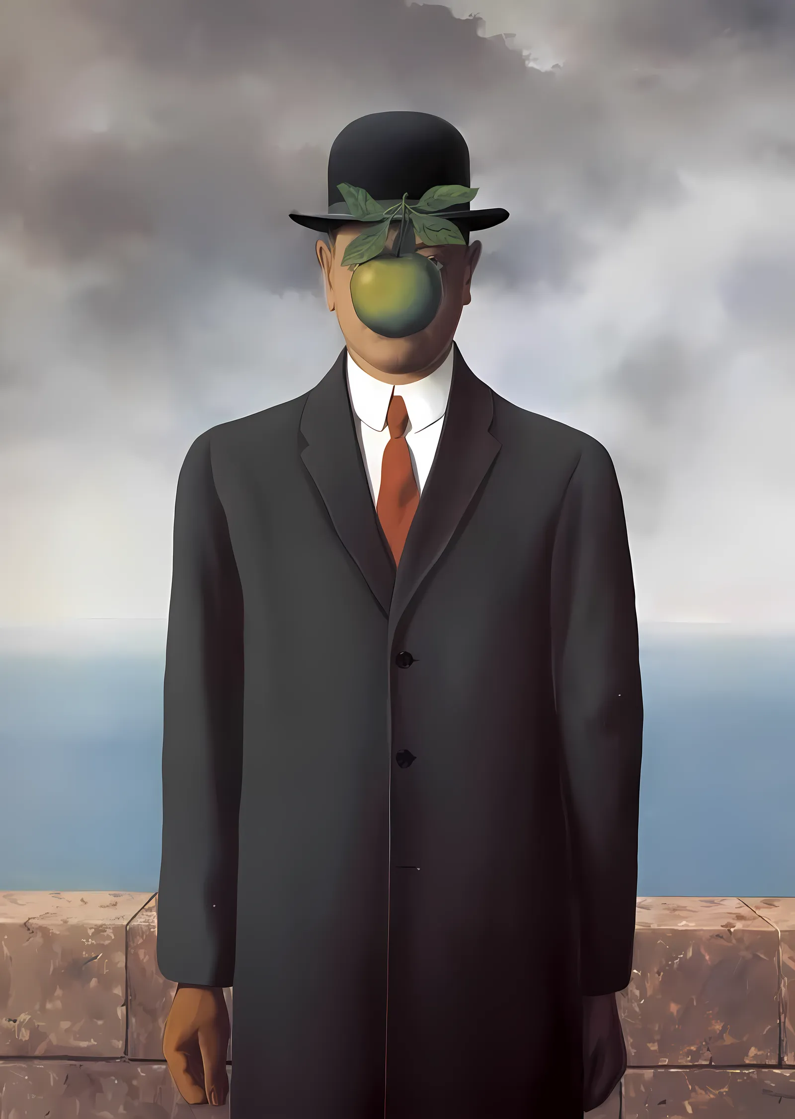 René Magritte: İnsanoğlu metal tablo