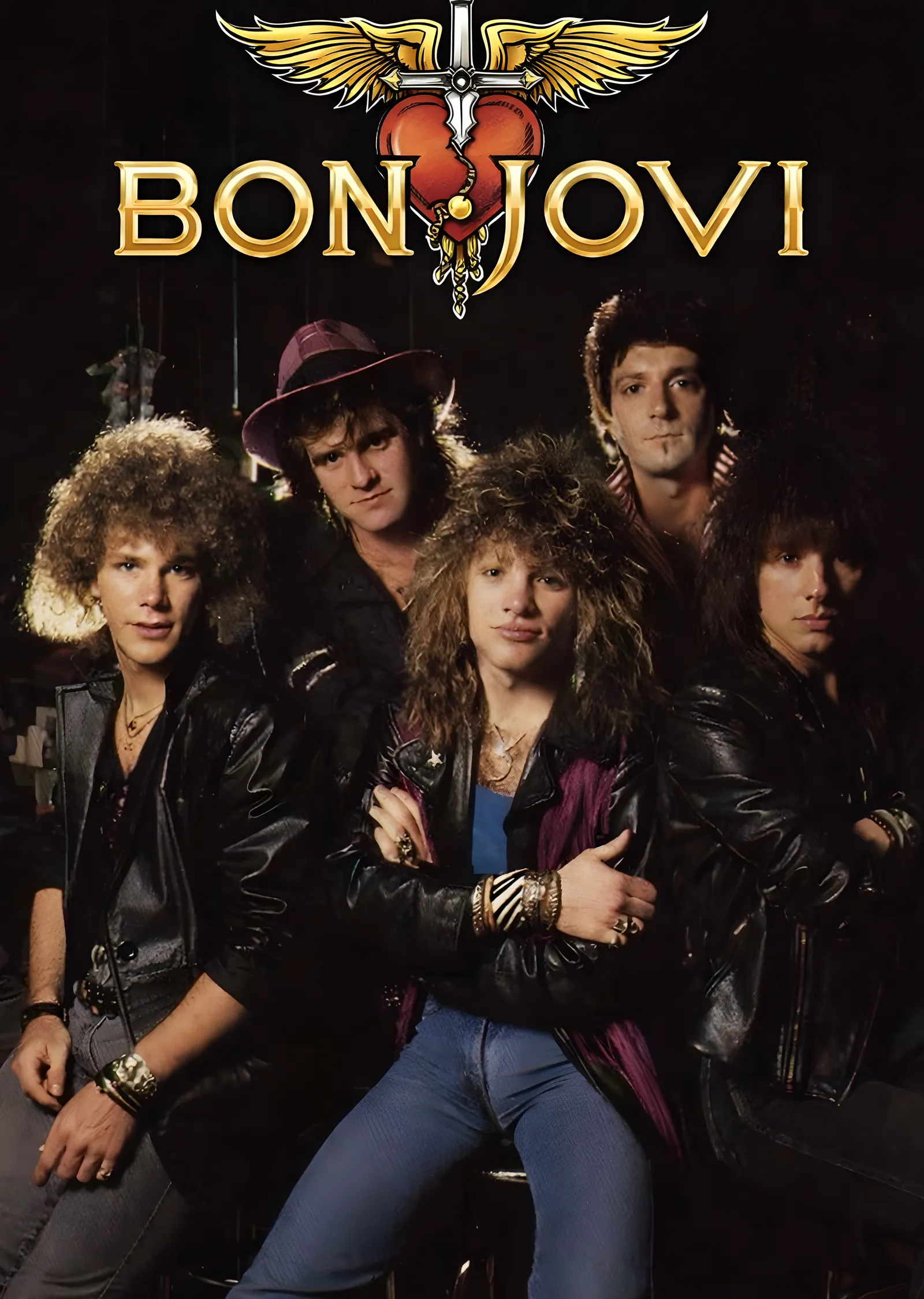 Bon Jovi: Slippery Yılları metal tablo