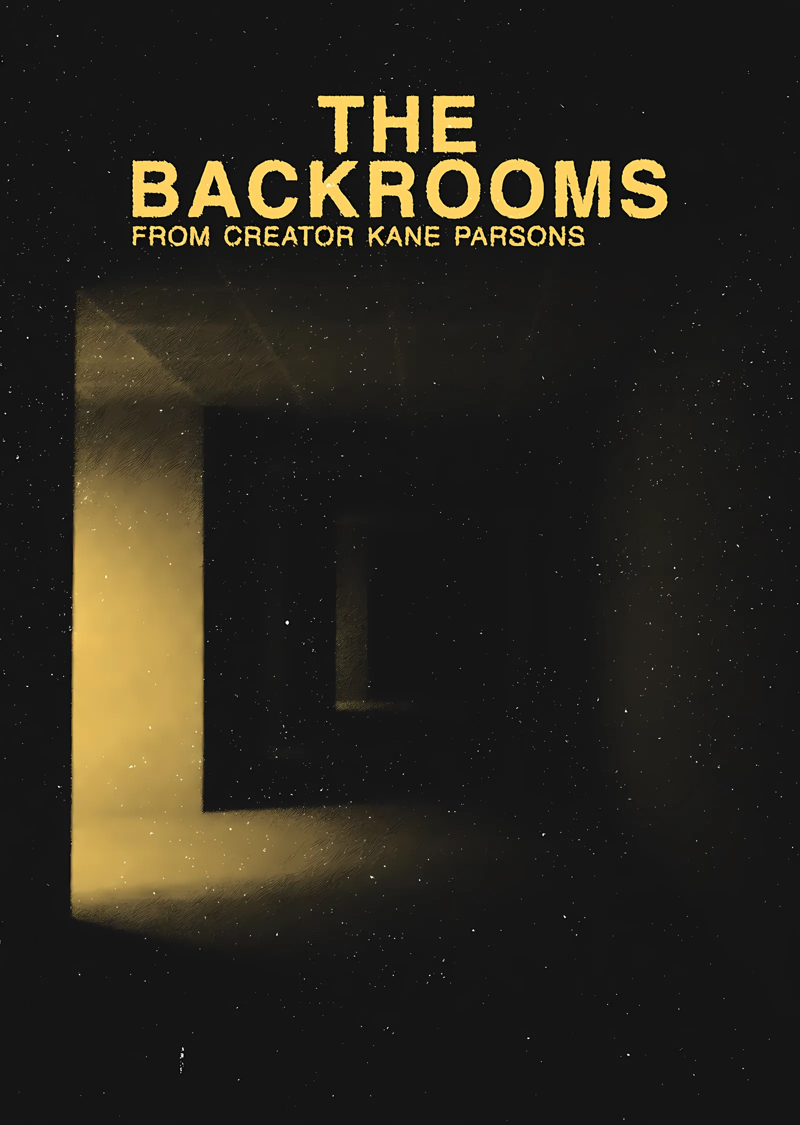 The Backrooms - Karanlıktaki Kapı metal tablo