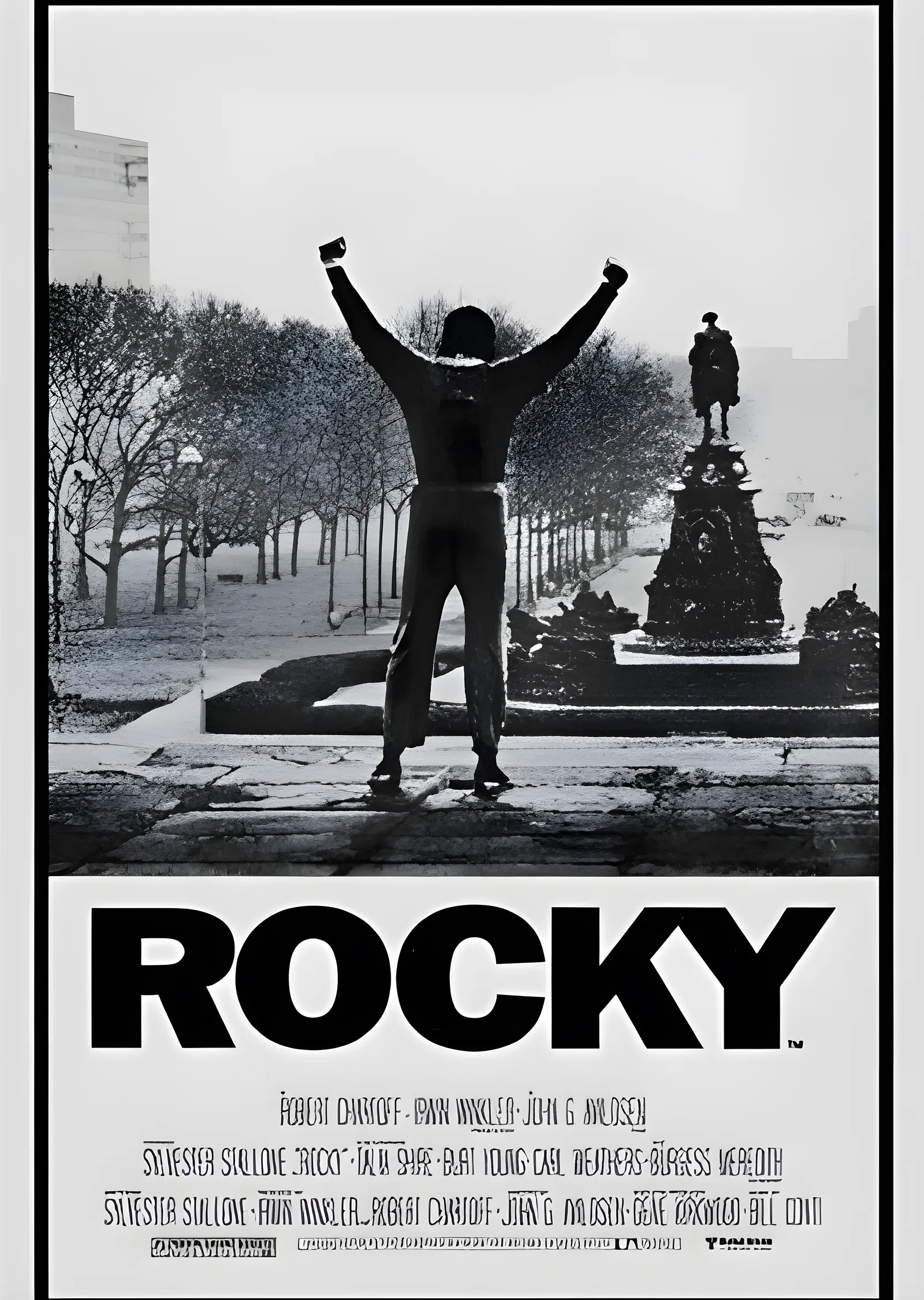 Rocky - Zafer Pozu metal tablo