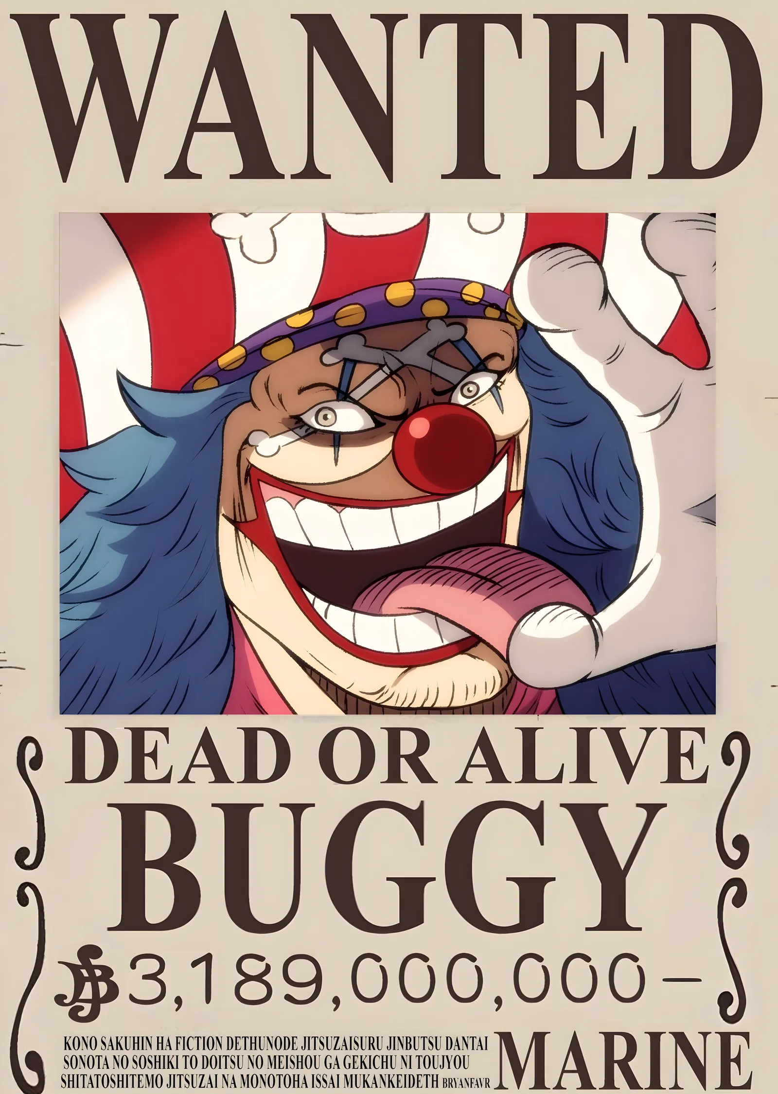 Buggy: İmparatorluk Donanması'nın Hedefi metal tablo
