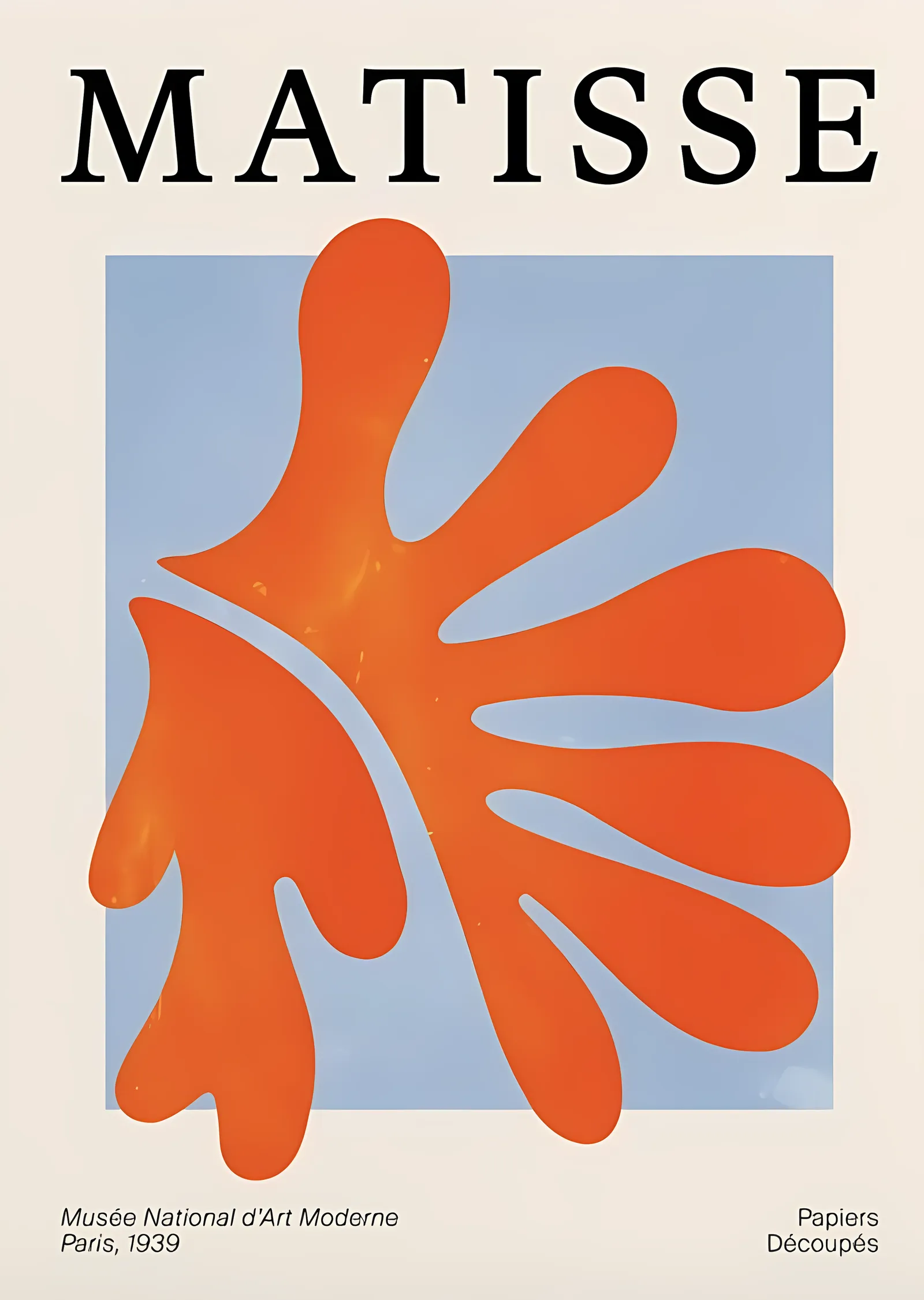 Matisse: Papiers Découpés metal tablo
