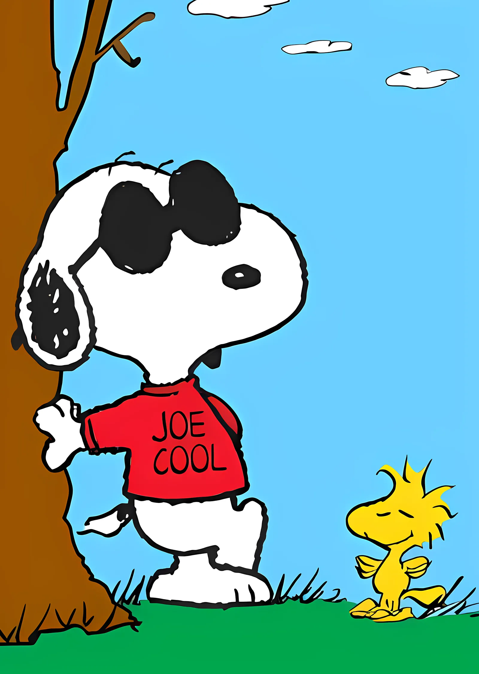 Snoopy - Joe Cool metal tablo