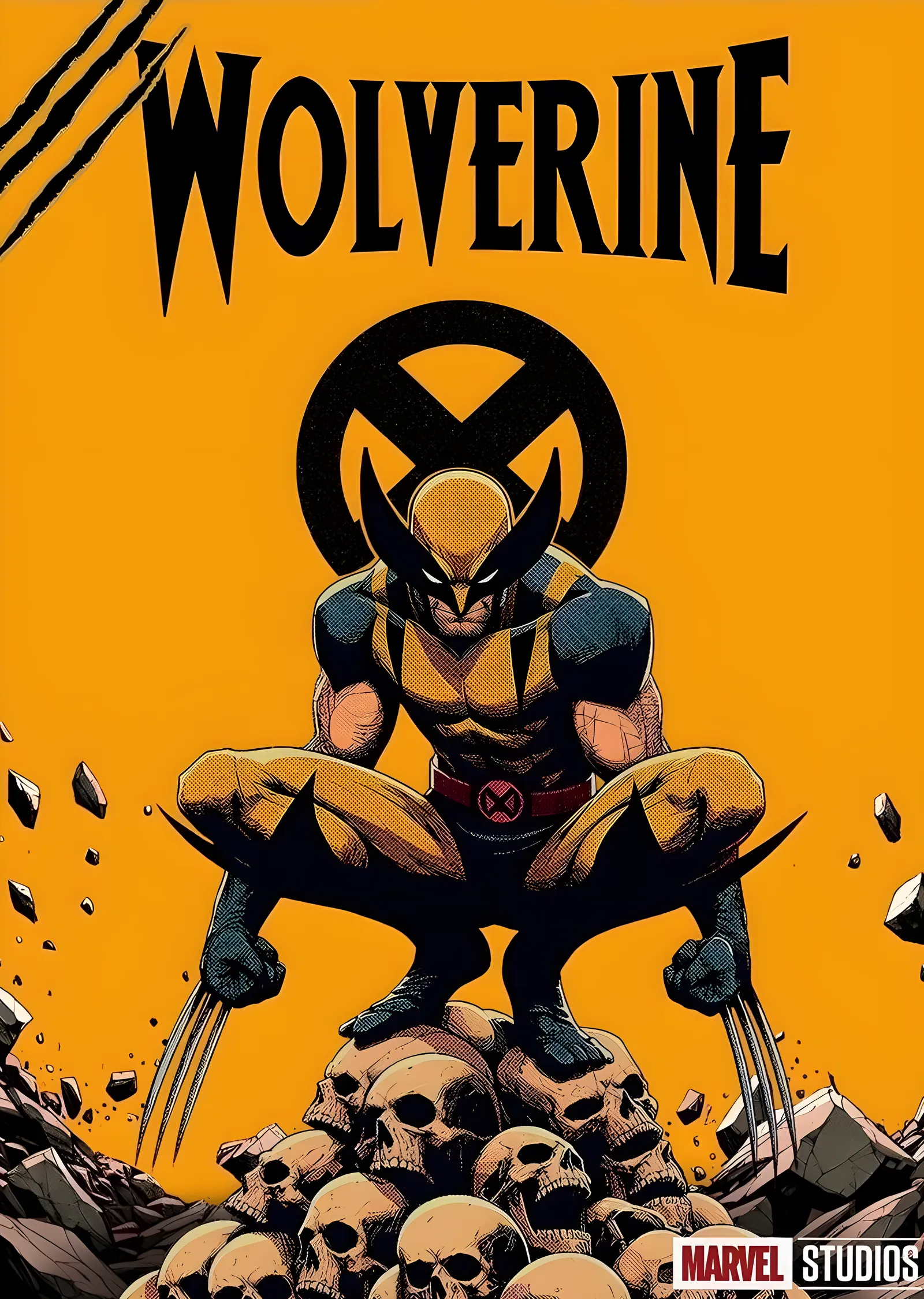 Wolverine - Marvel Studios metal tablo
