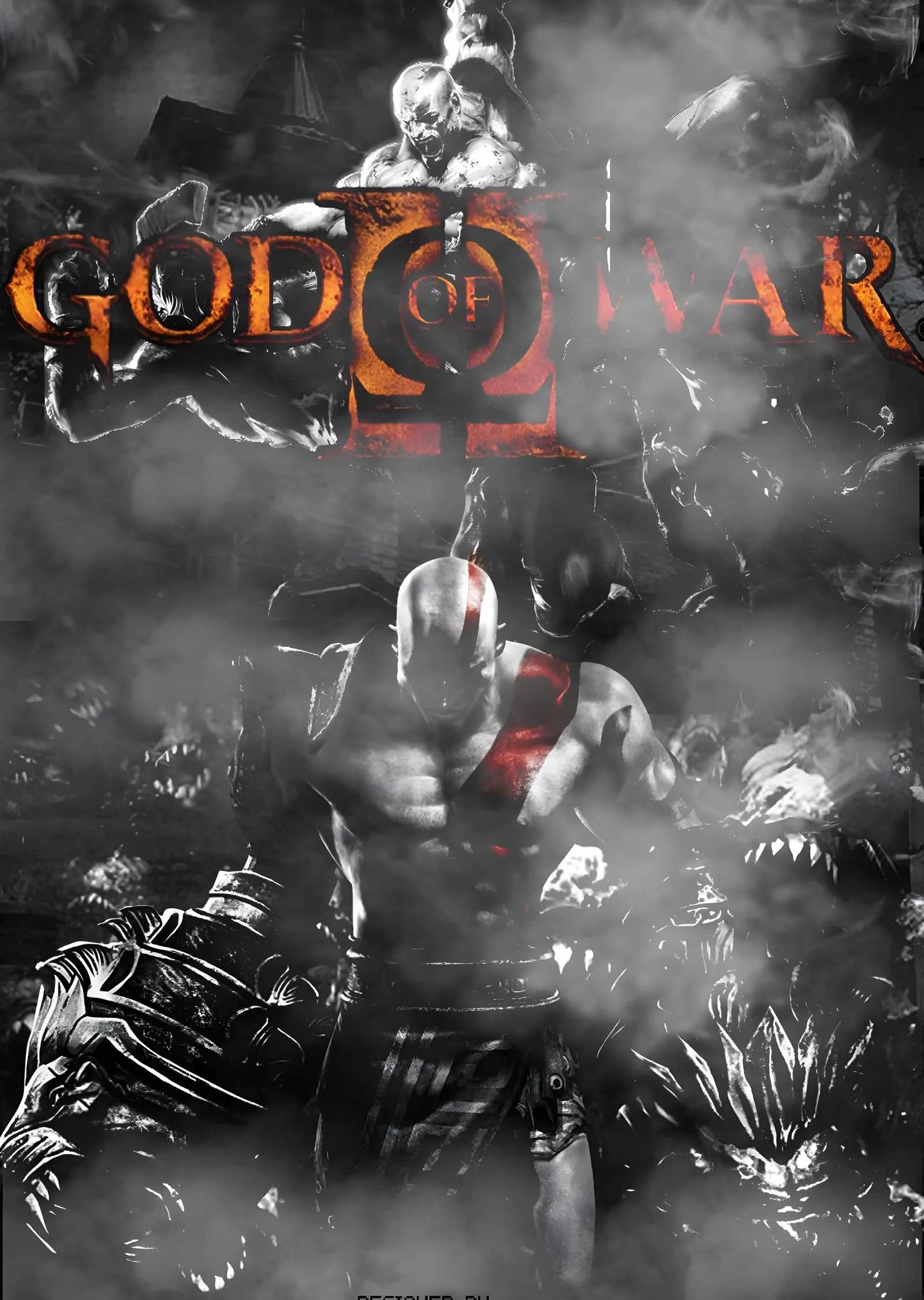 God of War: Küllerin Ortasında metal tablo