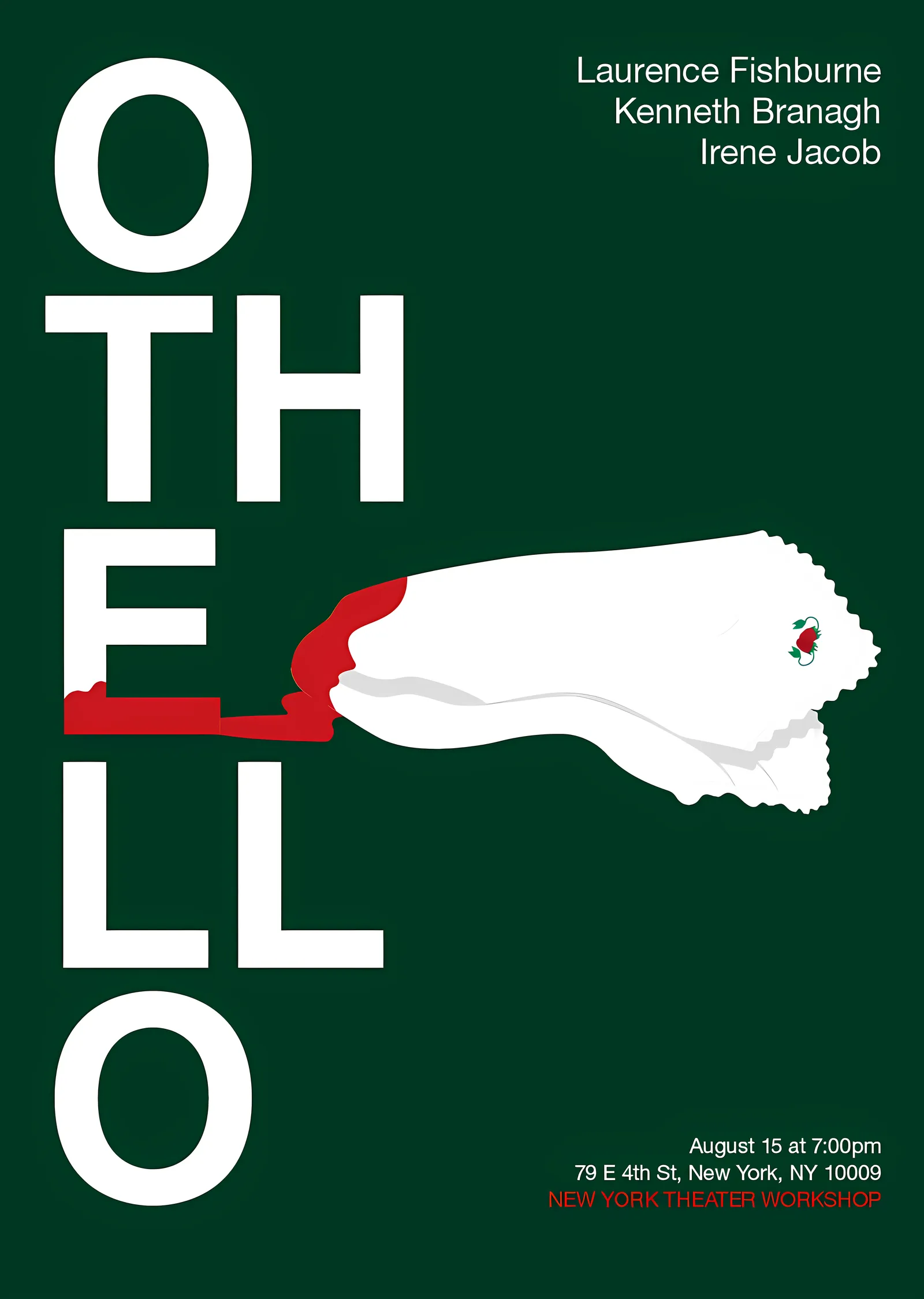 Othello: Laurence Fishburne metal tablo