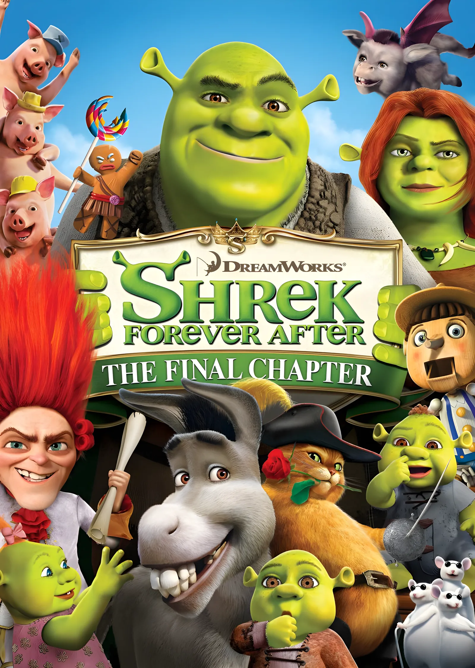 Shrek Forever After metal tablo