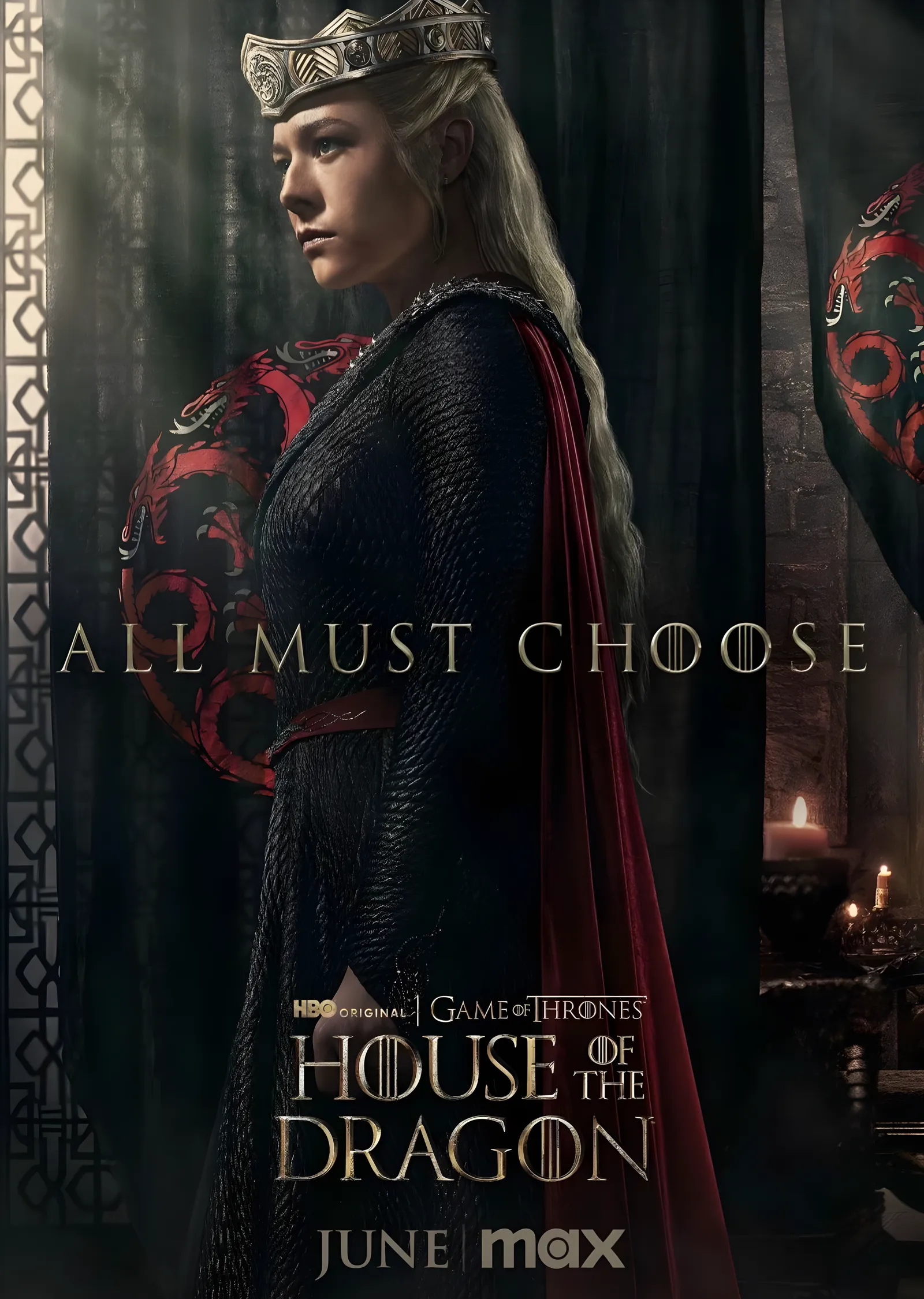 House of the Dragon: Herkes Seçmeli metal tablo