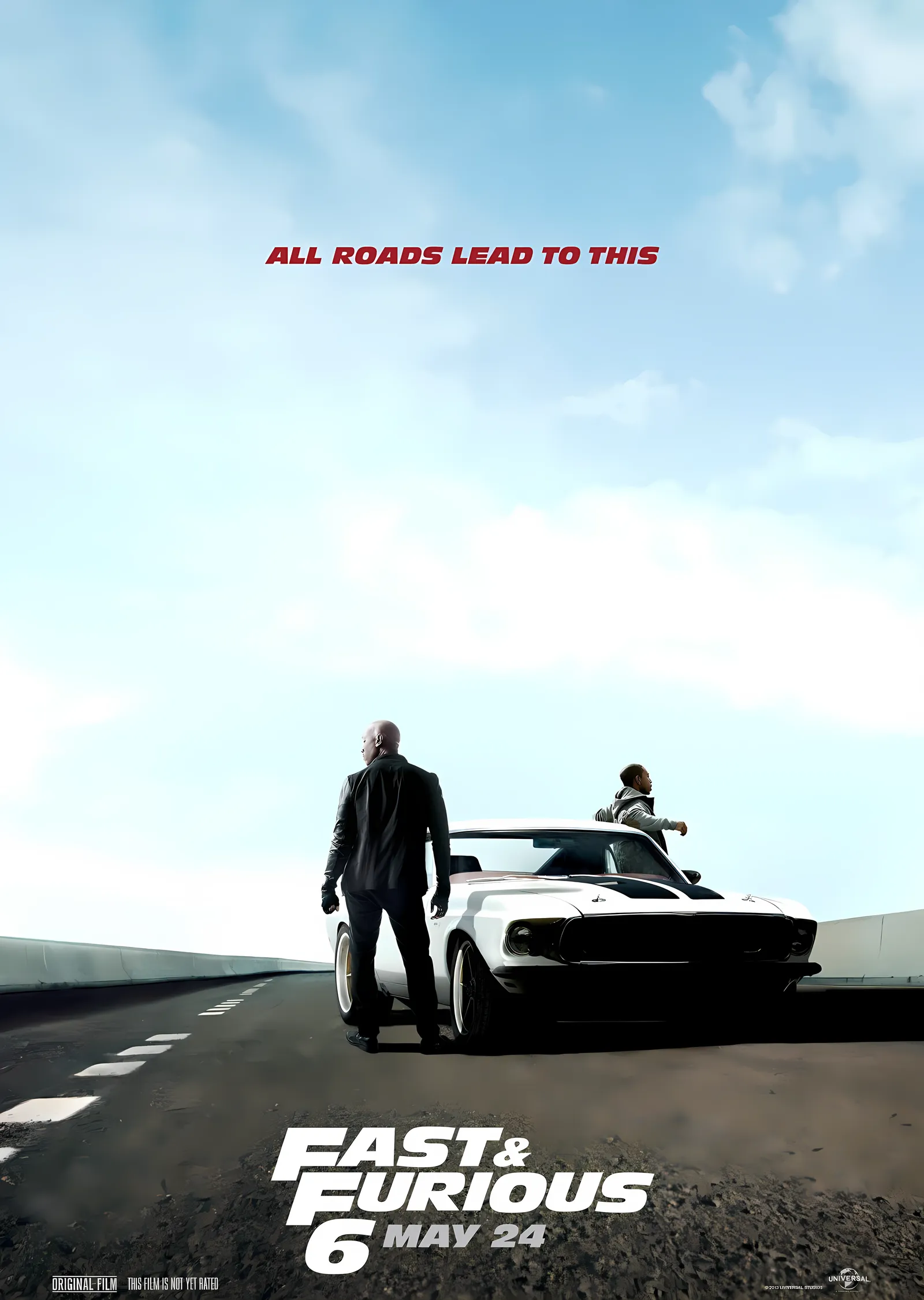 Fast & Furious 6 metal tablo