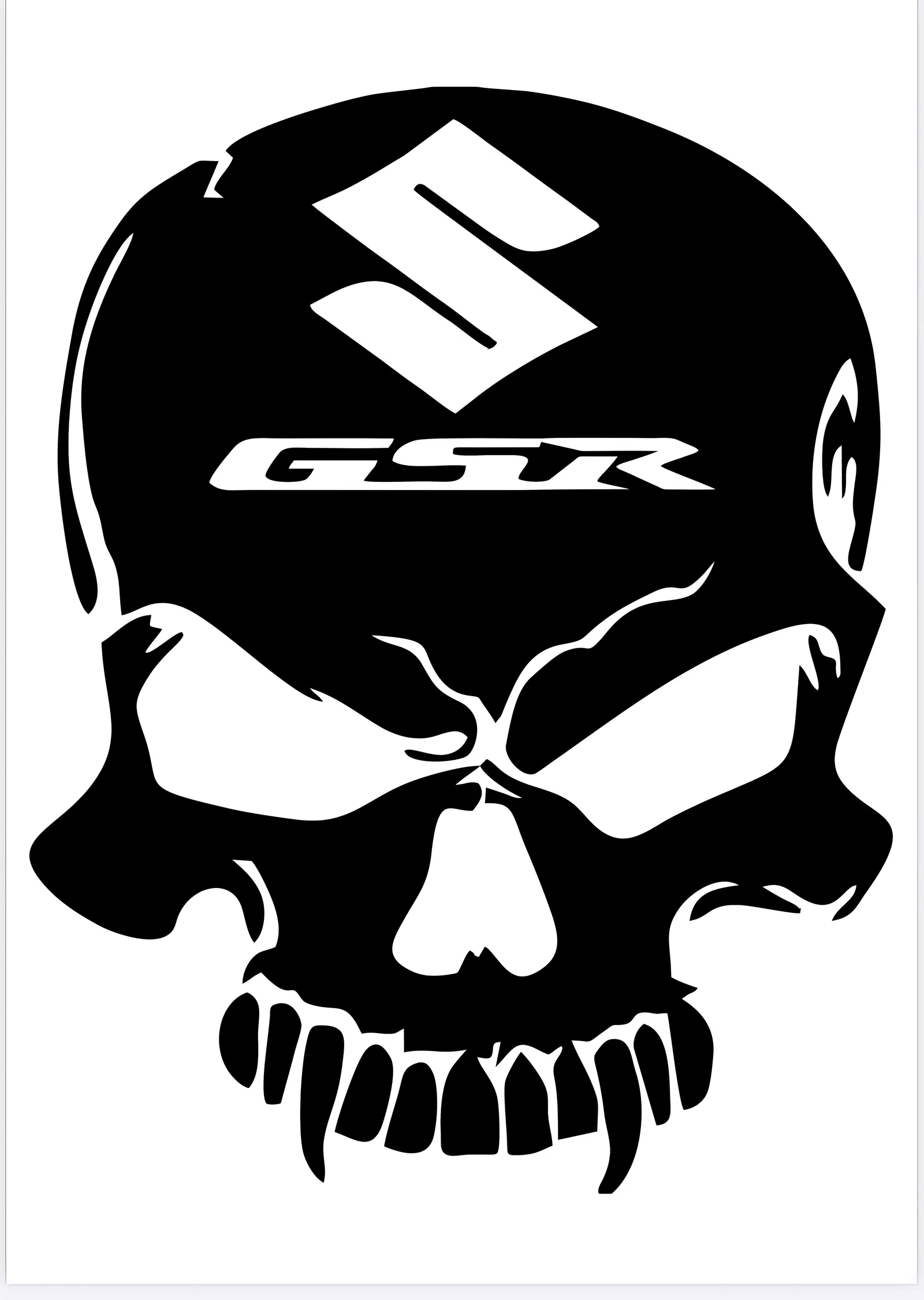 Suzuki GSR - Kurukafa metal tablo