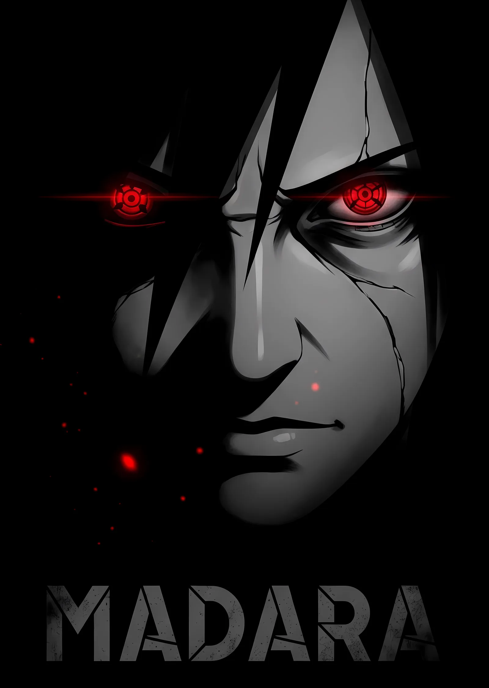 Madara Uchiha metal tablo