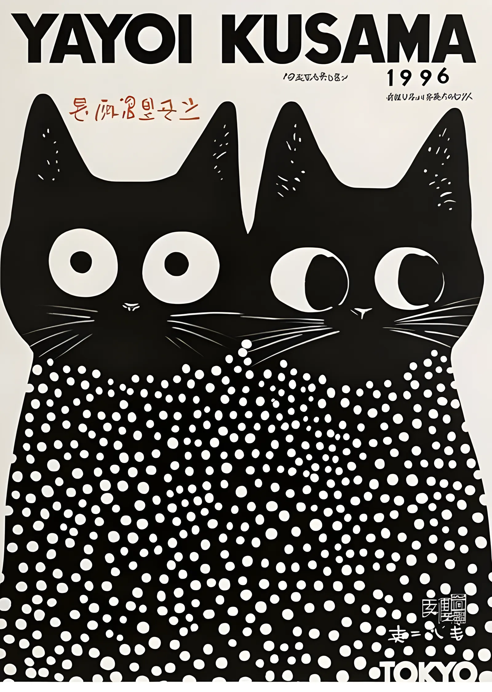 Yayoi Kusama 1996 metal tablo