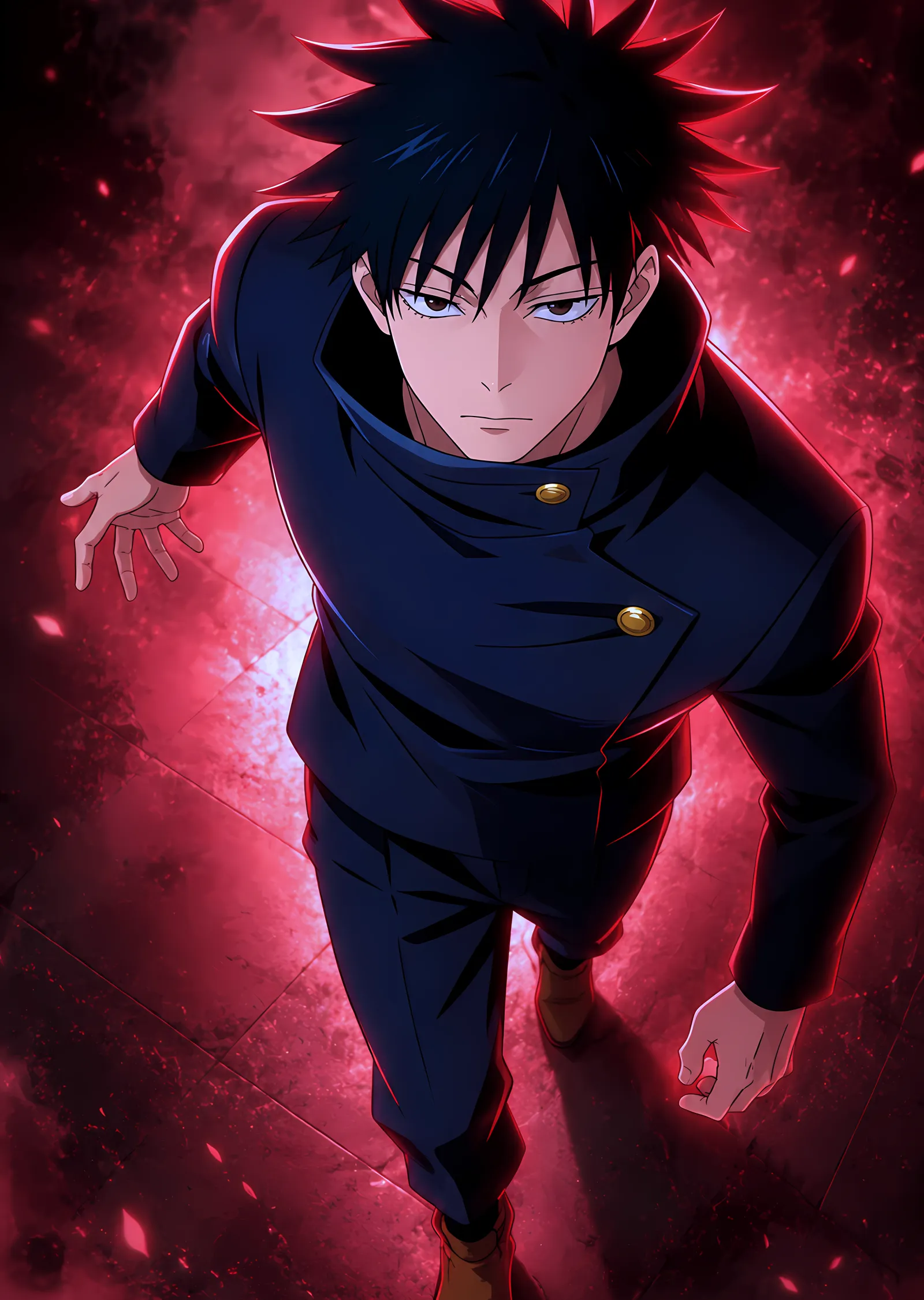Jujutsu Kaisen - Kızıl Dumanda Megumi metal tablo