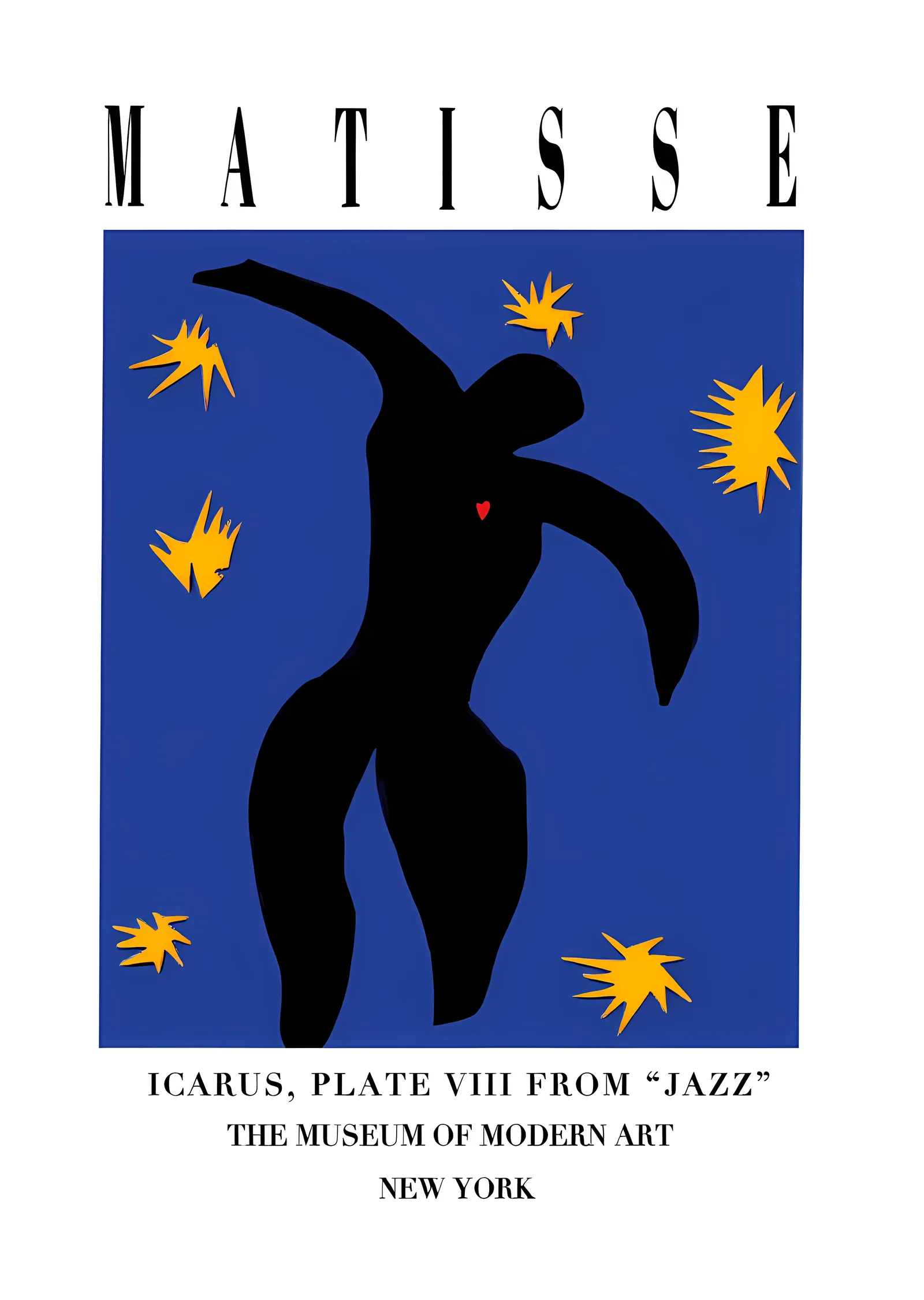 Matisse: Icarus metal tablo