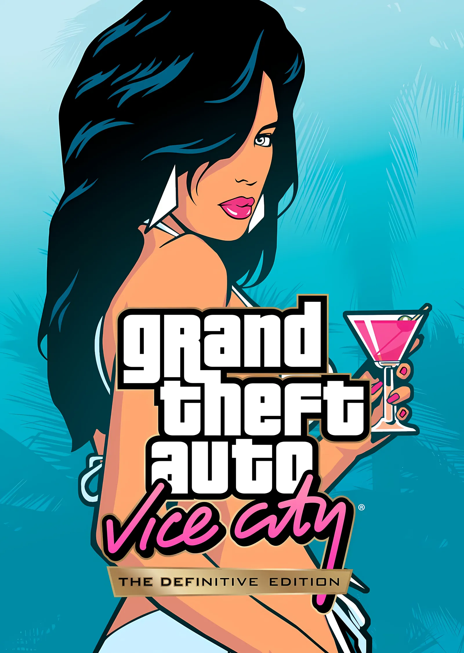 Grand Theft Auto: Vice City metal tablo