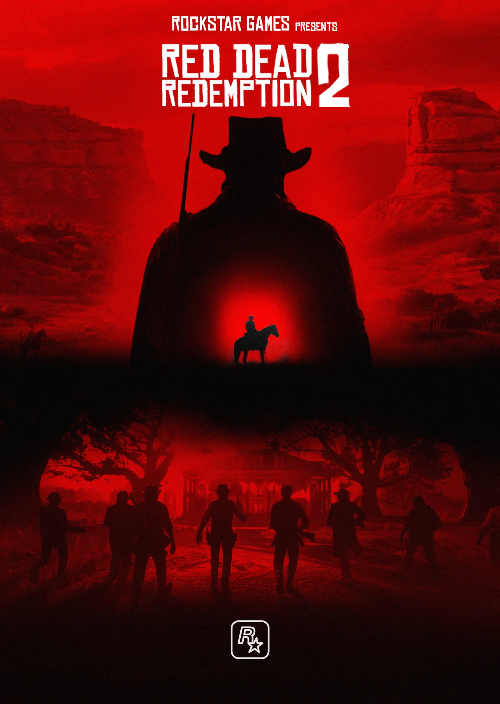 Red Dead Redemption 2 metal tablo