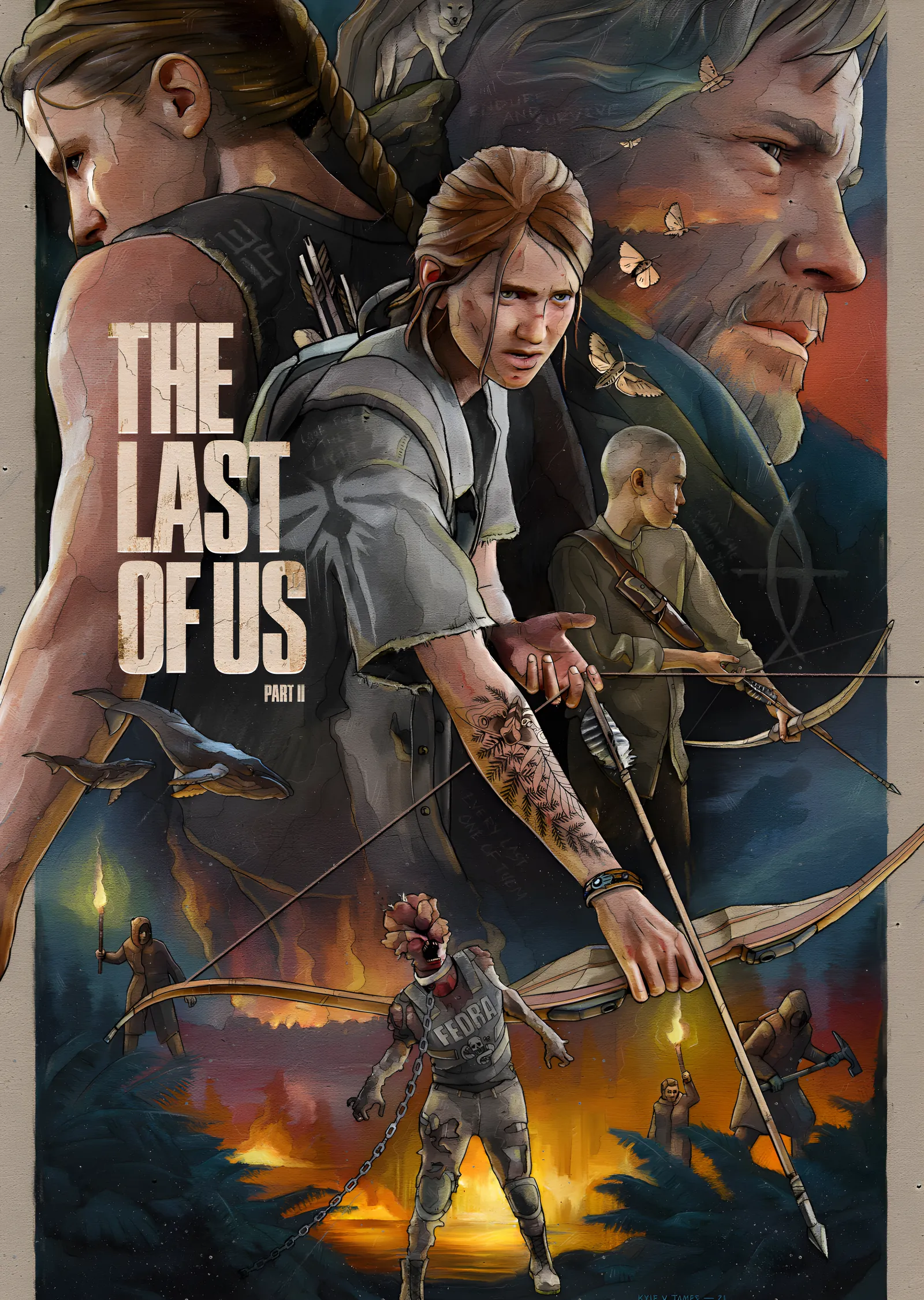 The Last of Us Part II: Kadro metal tablo