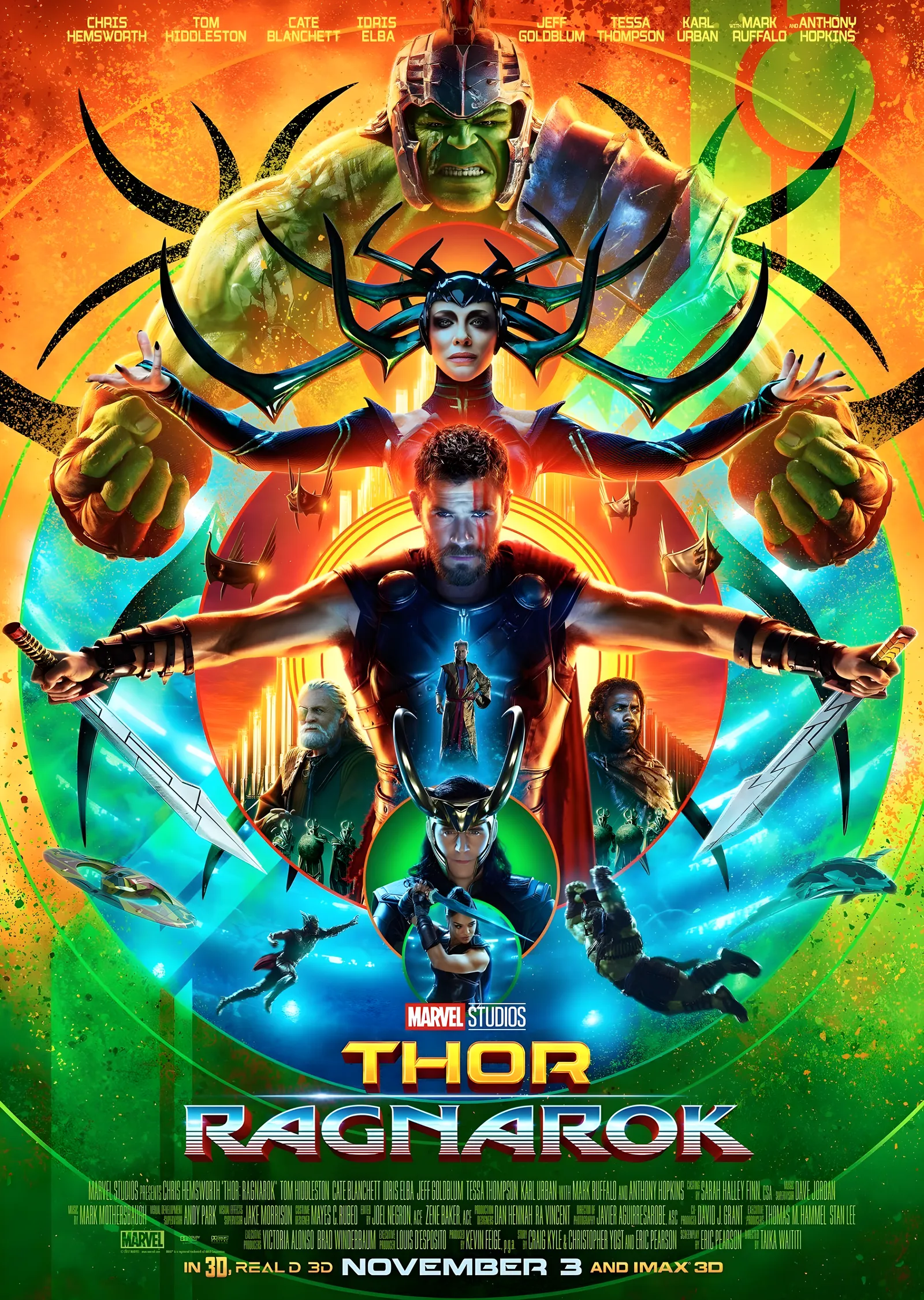 Thor: Ragnarok metal tablo