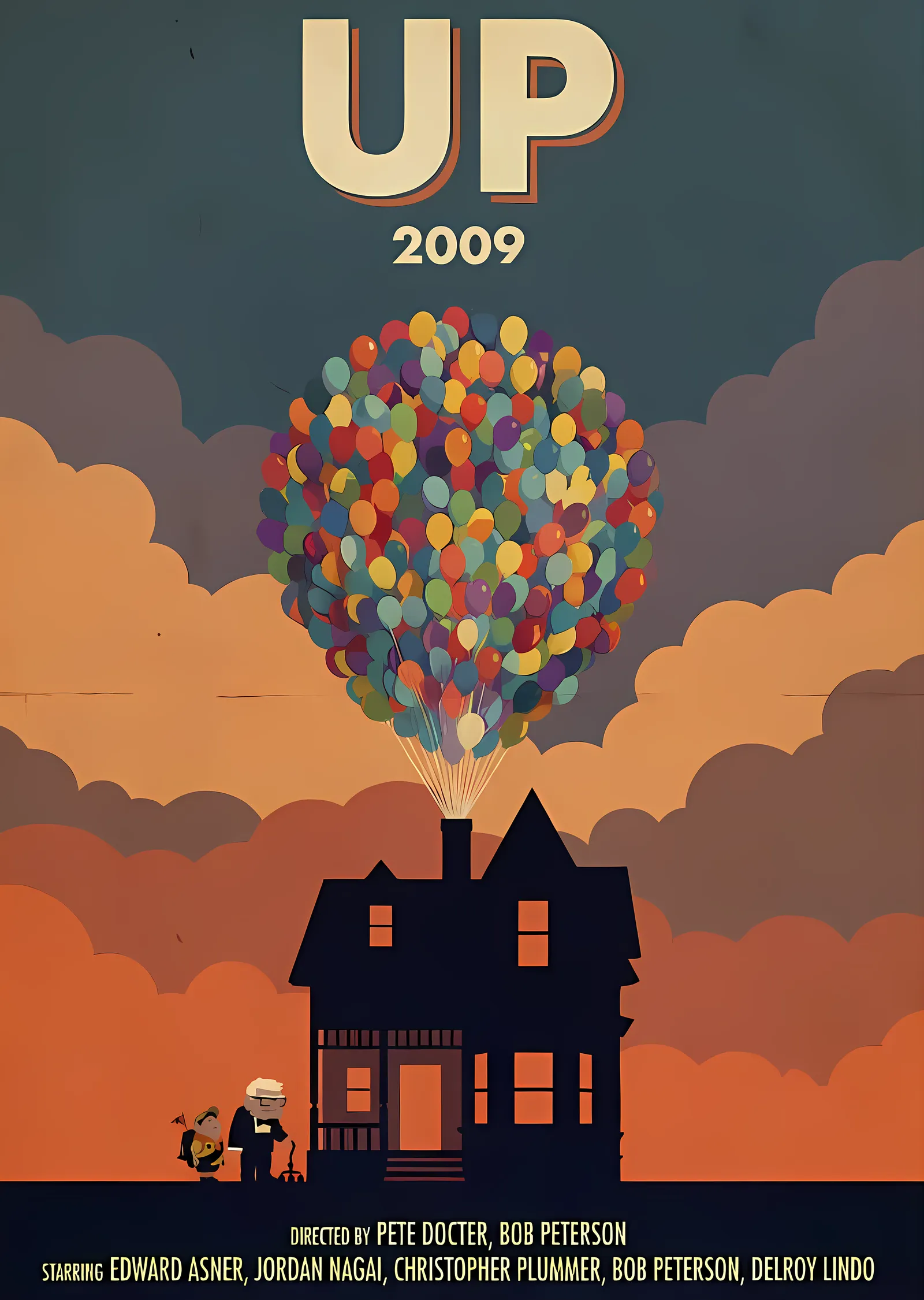 Up: Balonlarla Uçan Ev metal tablo