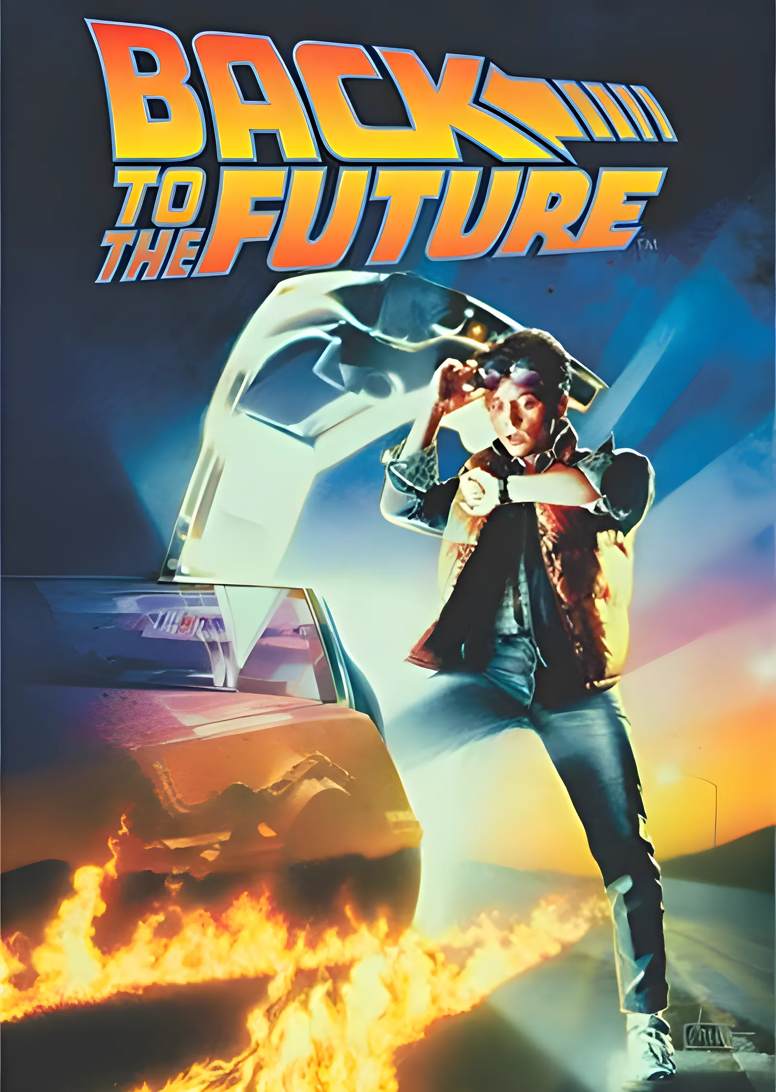 Back to the Future - Marty McFly metal tablo