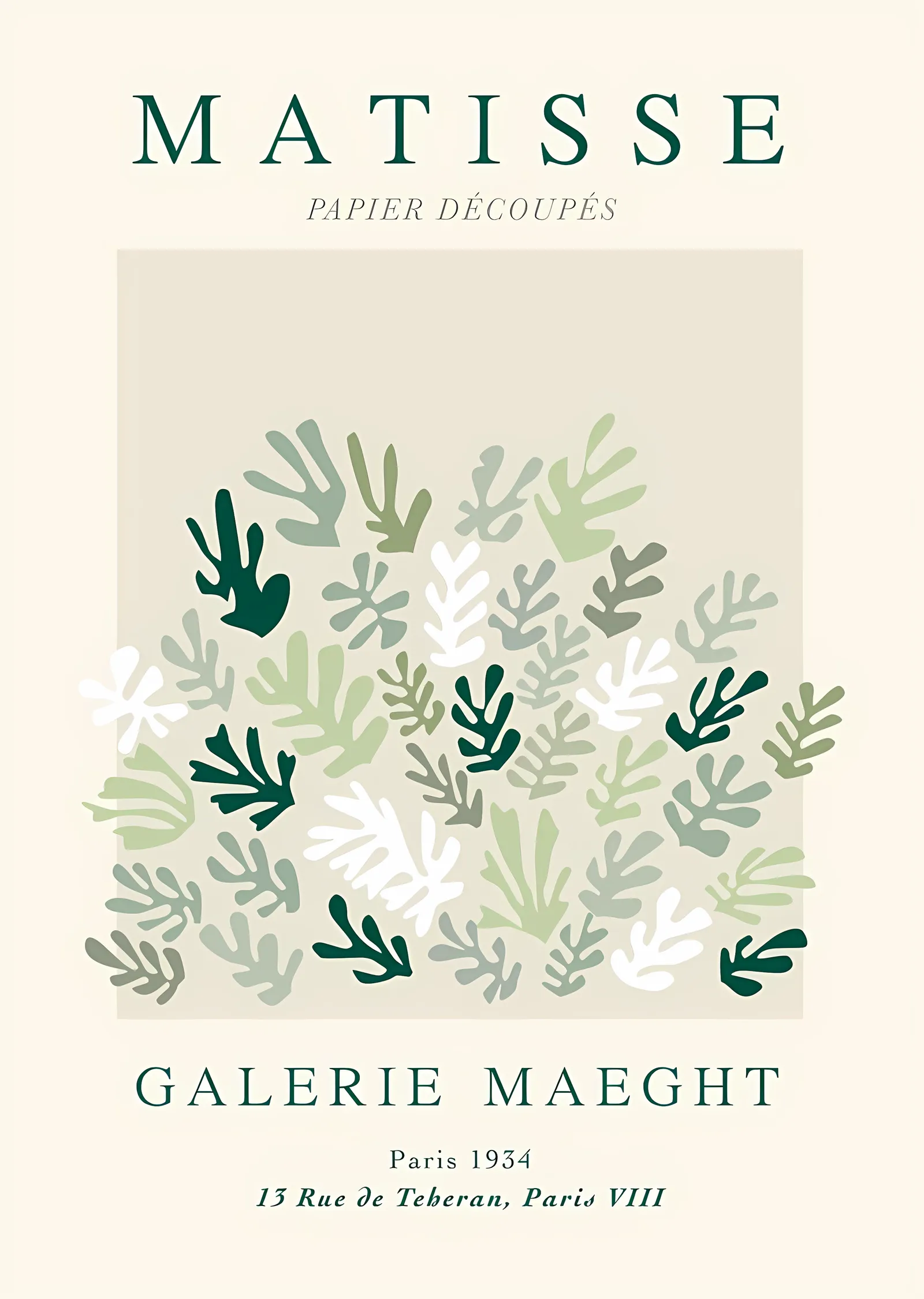 Matisse: Galerie Maeght metal tablo