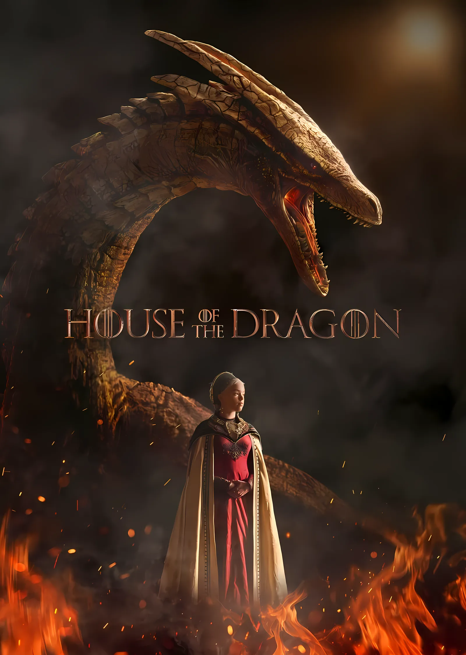 House of the Dragon: Alevlerin İçinde metal tablo