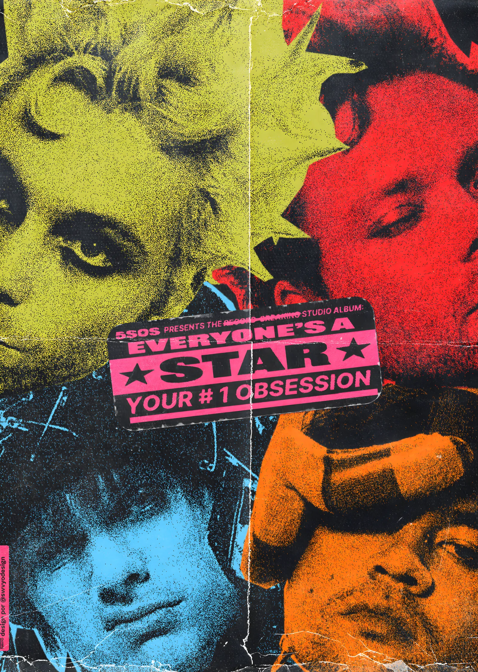 5 Seconds of Summer - Everyone's a Star metal tablo