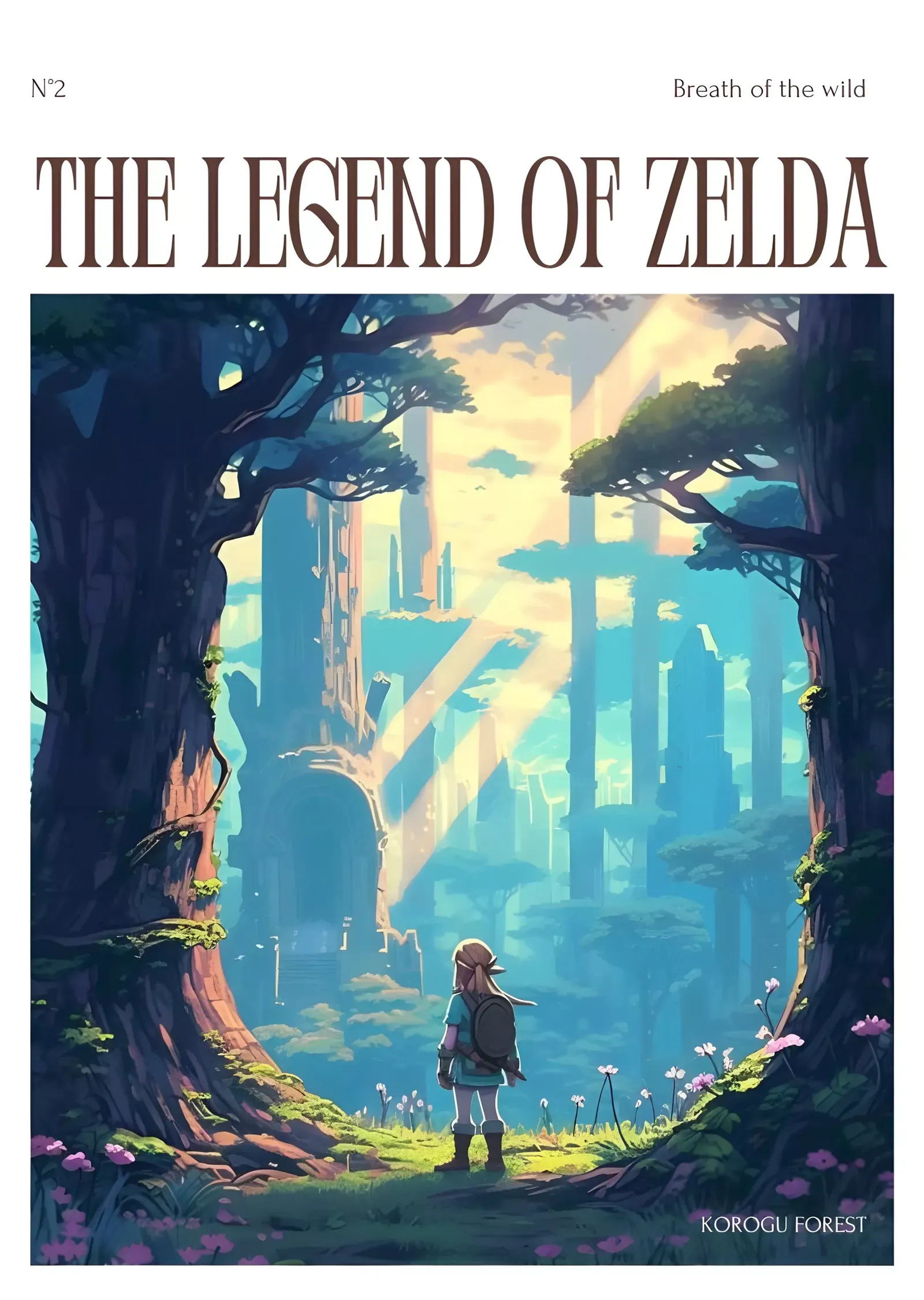 Zelda: Korok Ormanı metal tablo