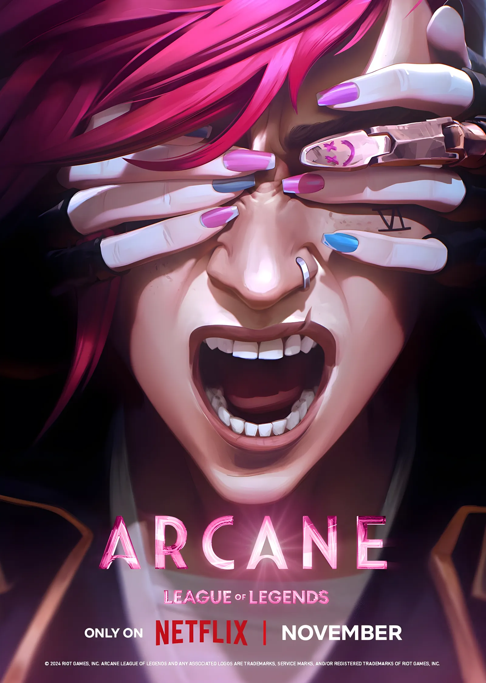 Arcane: Piltover'ın Kraliçesi metal tablo