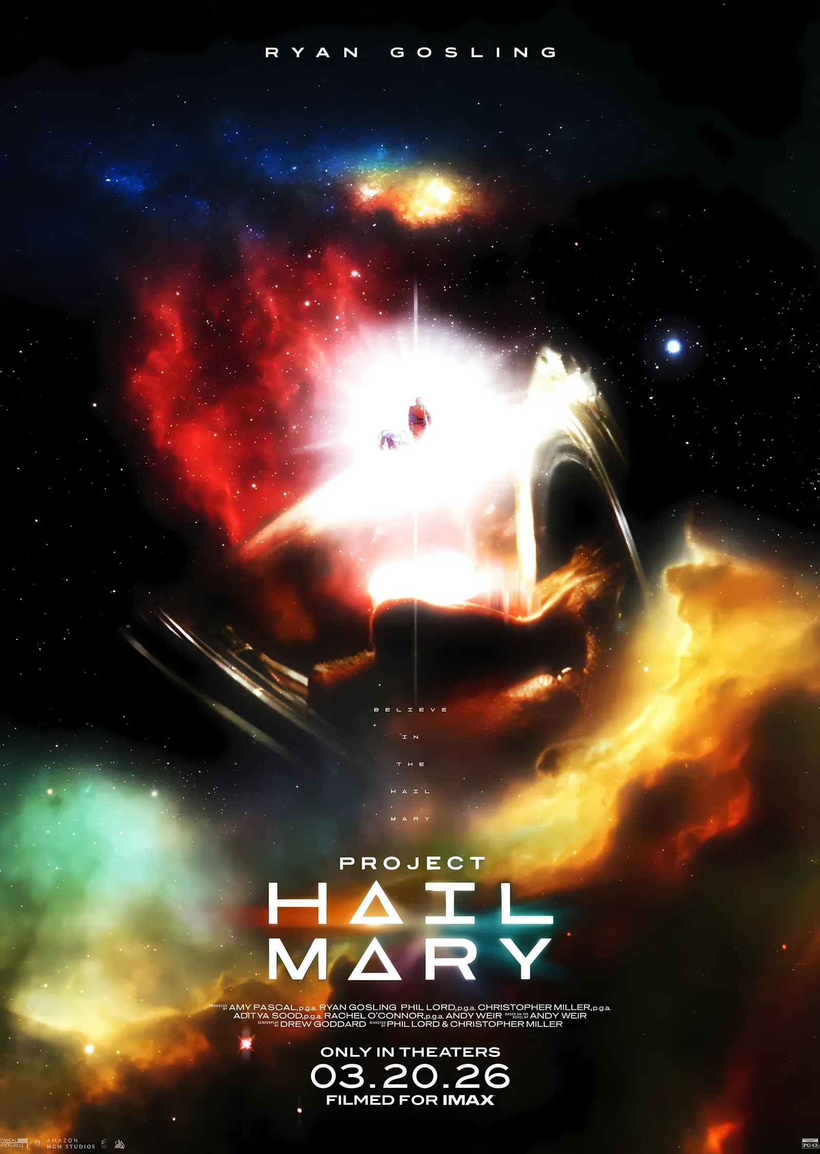 Project Hail Mary - Yıldız Bulutu metal tablo