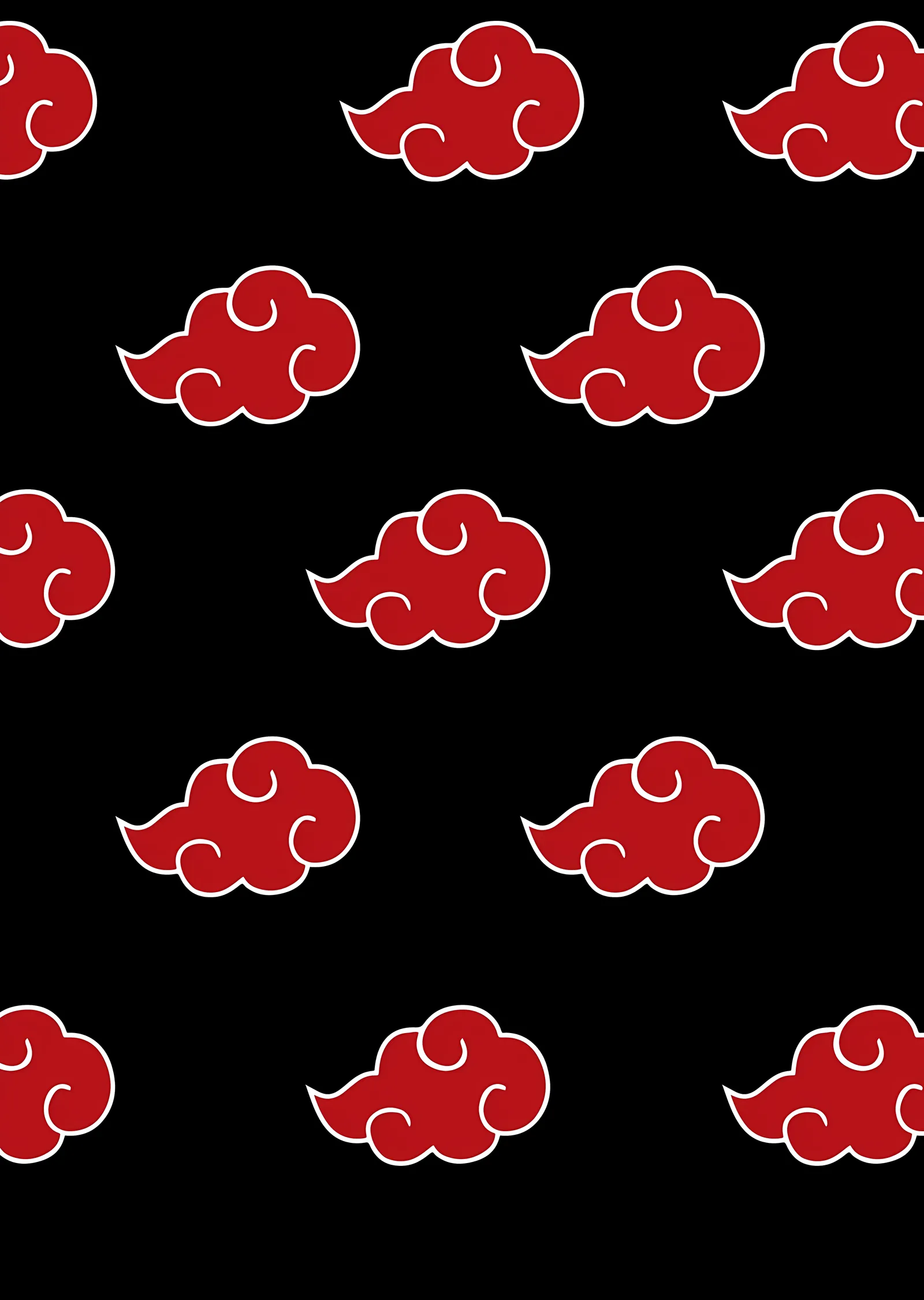 Akatsuki Bulutları - Desen metal tablo