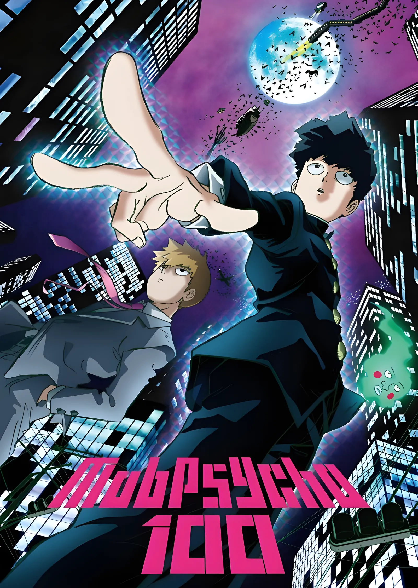 Mob Psycho 100 metal tablo