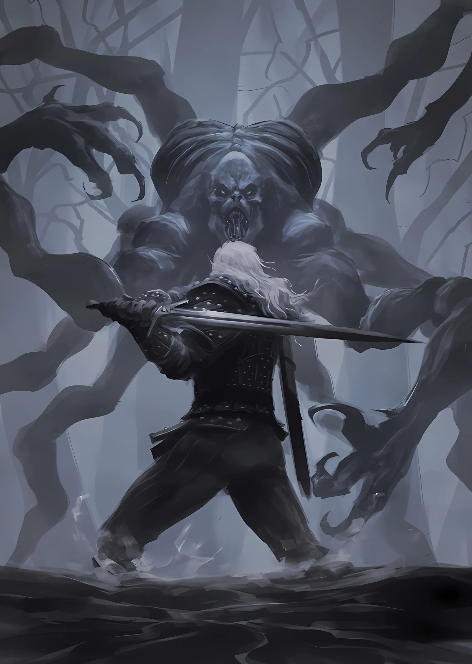 The Witcher 3: Wild Hunt - Canavar Avcısı metal tablo
