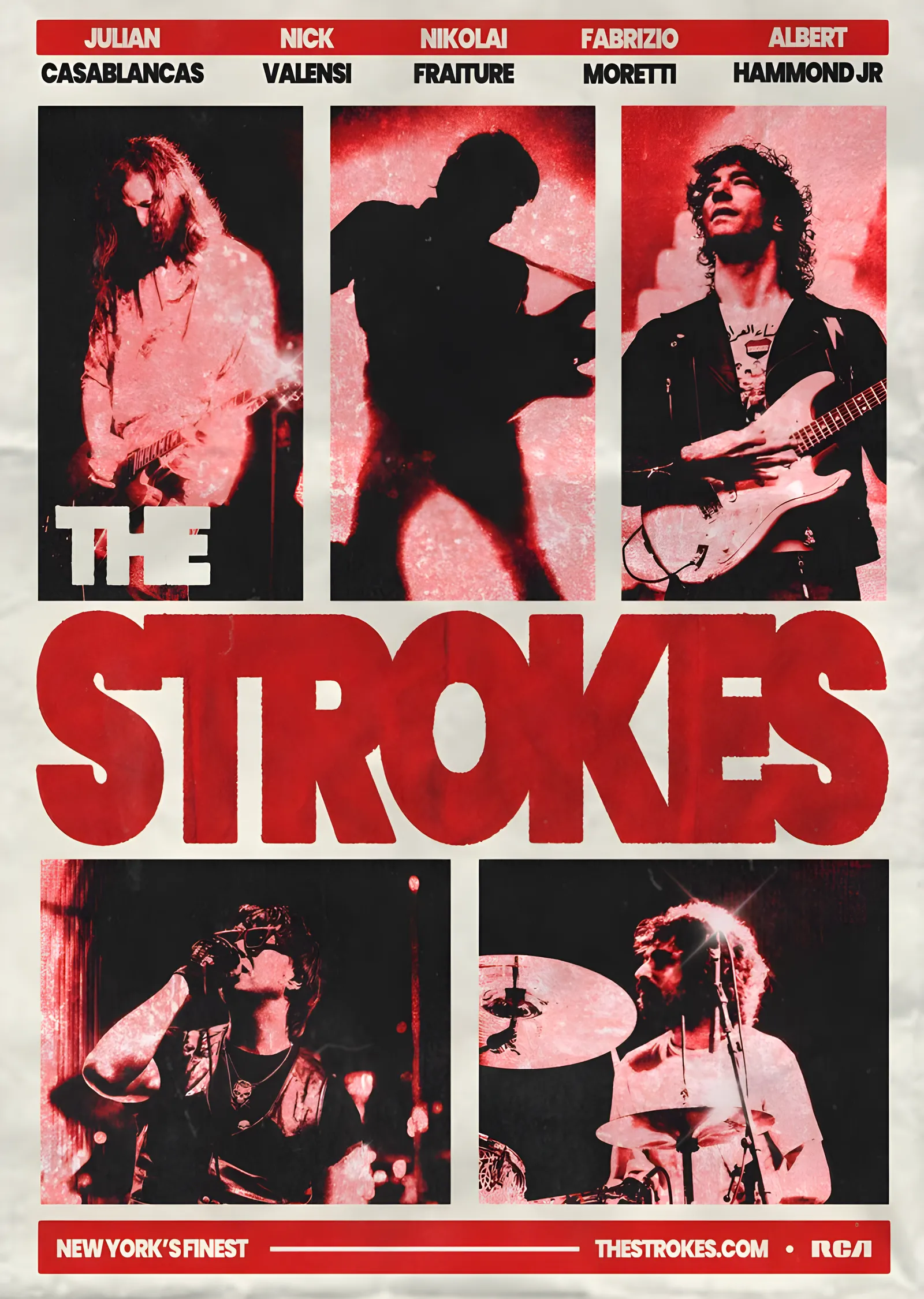The Strokes: New York's Finest metal tablo